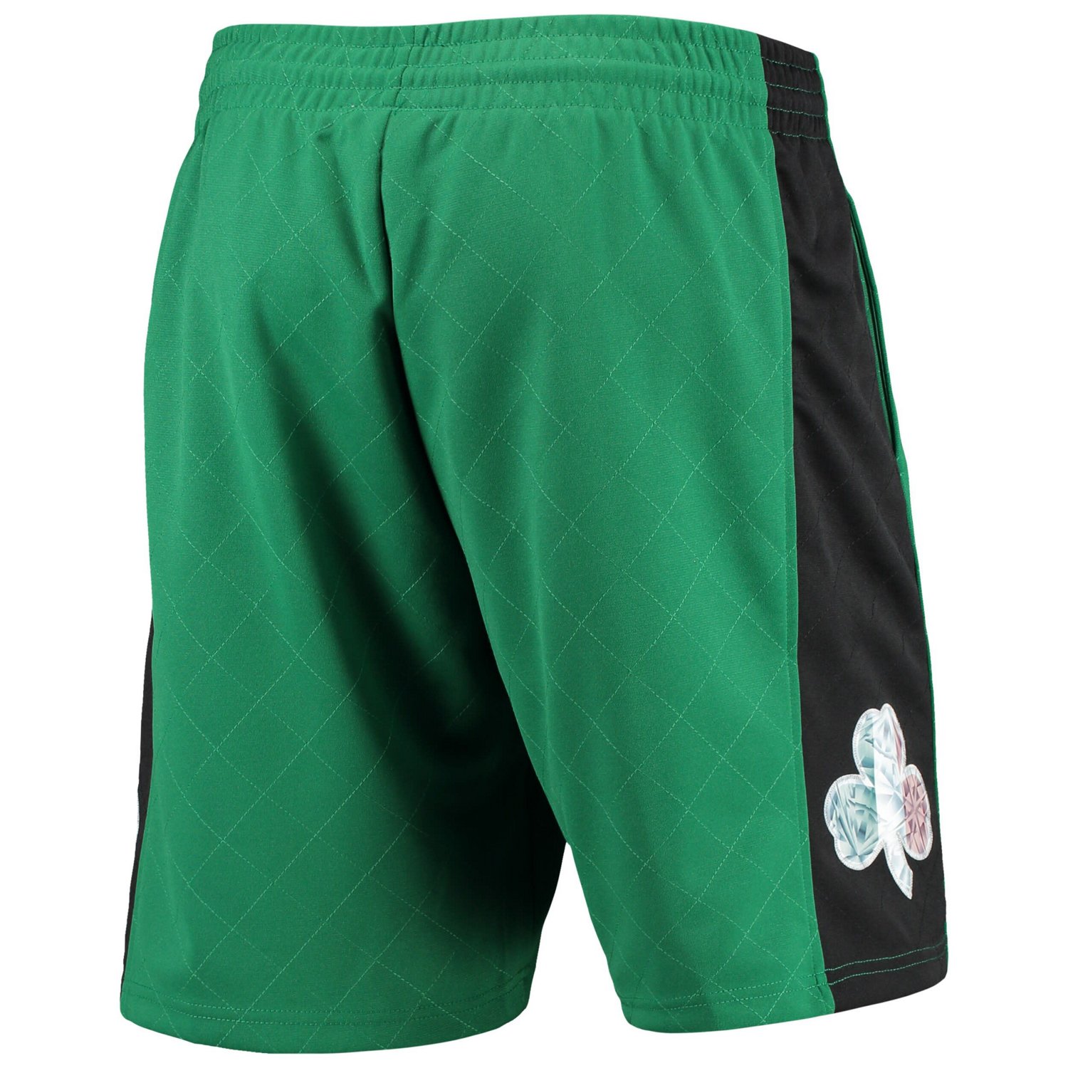 Mitchell  Ness Kelly Boston Celtics 2007 Hardwood Classics 75th Anniversary Swingman Shorts                                      - view number 3