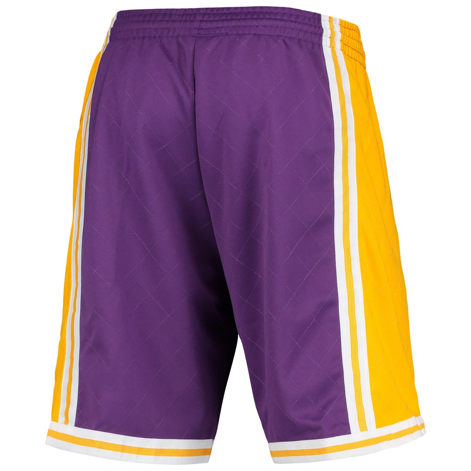 Mitchell  Ness Los Angeles Lakers 1984 Hardwood Classics 75th Anniversary Swingman Shorts - view number 3