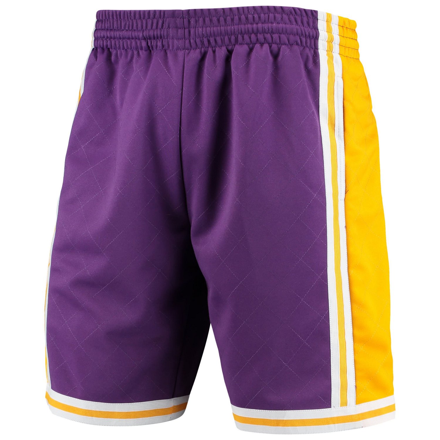 Mitchell  Ness Los Angeles Lakers 1984 Hardwood Classics 75th Anniversary Swingman Shorts - view number 2