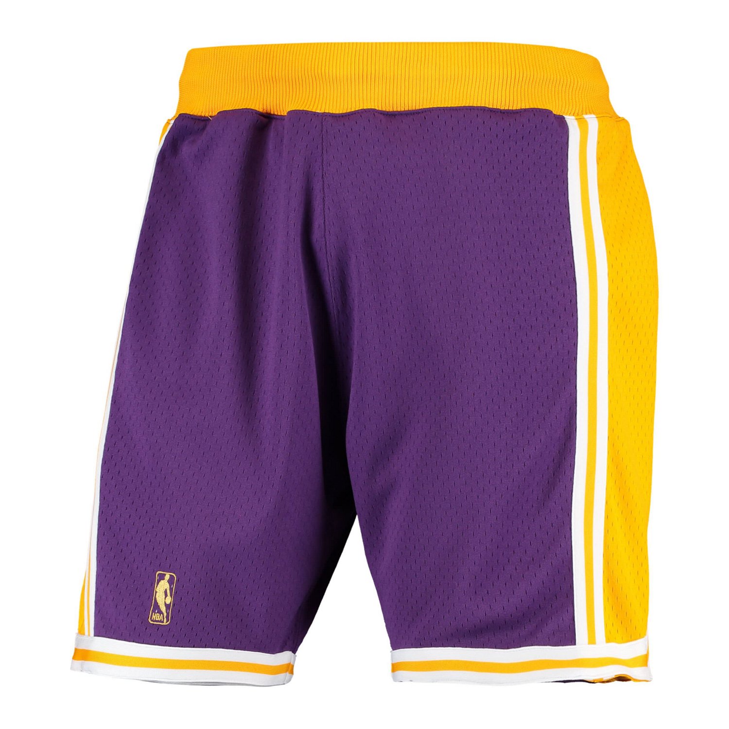 Mitchell  Ness Los Angeles Lakers 1996-1997 Hardwood Classics Throwback Authentic Shorts - view number 2