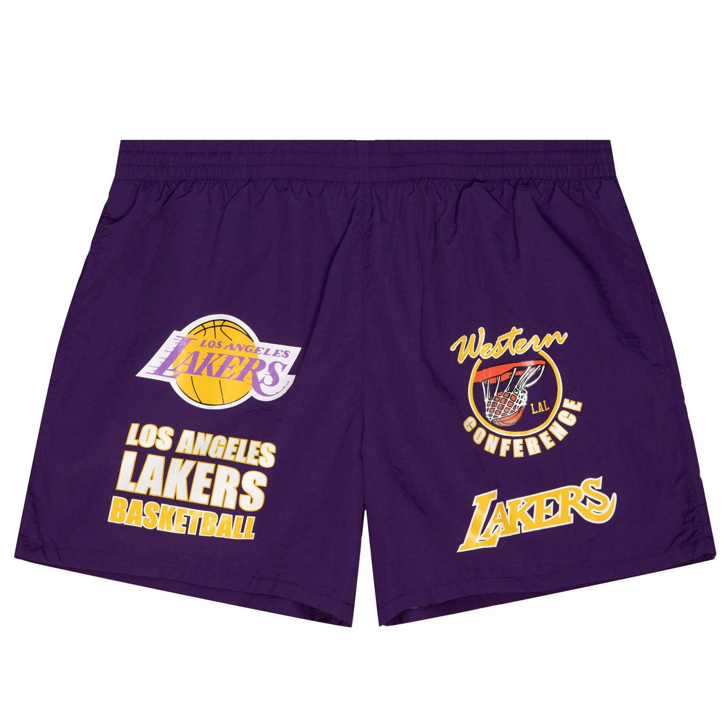 Mitchell  Ness Los Angeles Lakers Woven Shorts                                                                                   - view number 2
