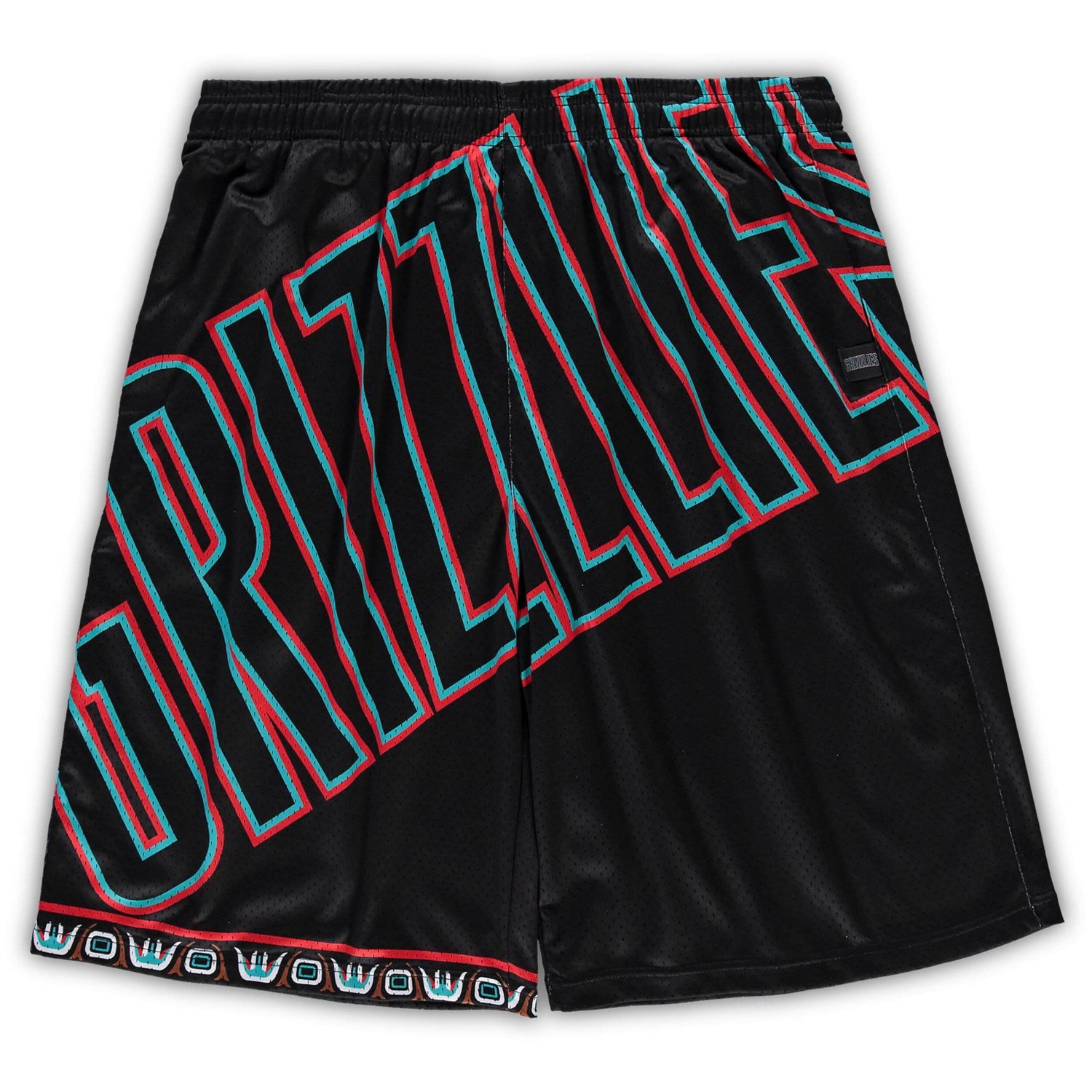 Mitchell  Ness Memphis Grizzlies Big  Tall Hardwood Classics Big Face 20 Shorts - view number 1
