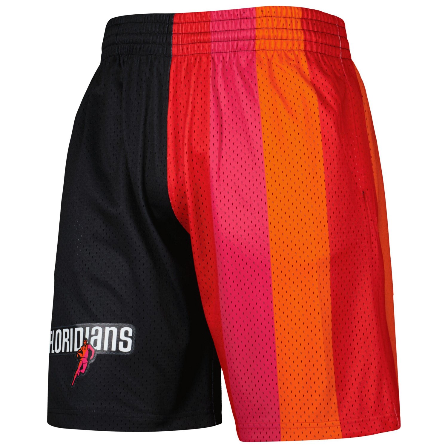 Mitchell  Ness Miami Heat Hardwood Classics 2005 Split Swingman Shorts                                                           - view number 2