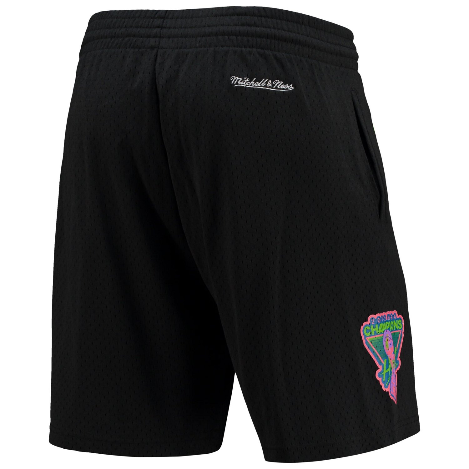 Mitchell  Ness Miami Heat Hardwood Classics Color Bomb Energy Shorts                                                             - view number 3