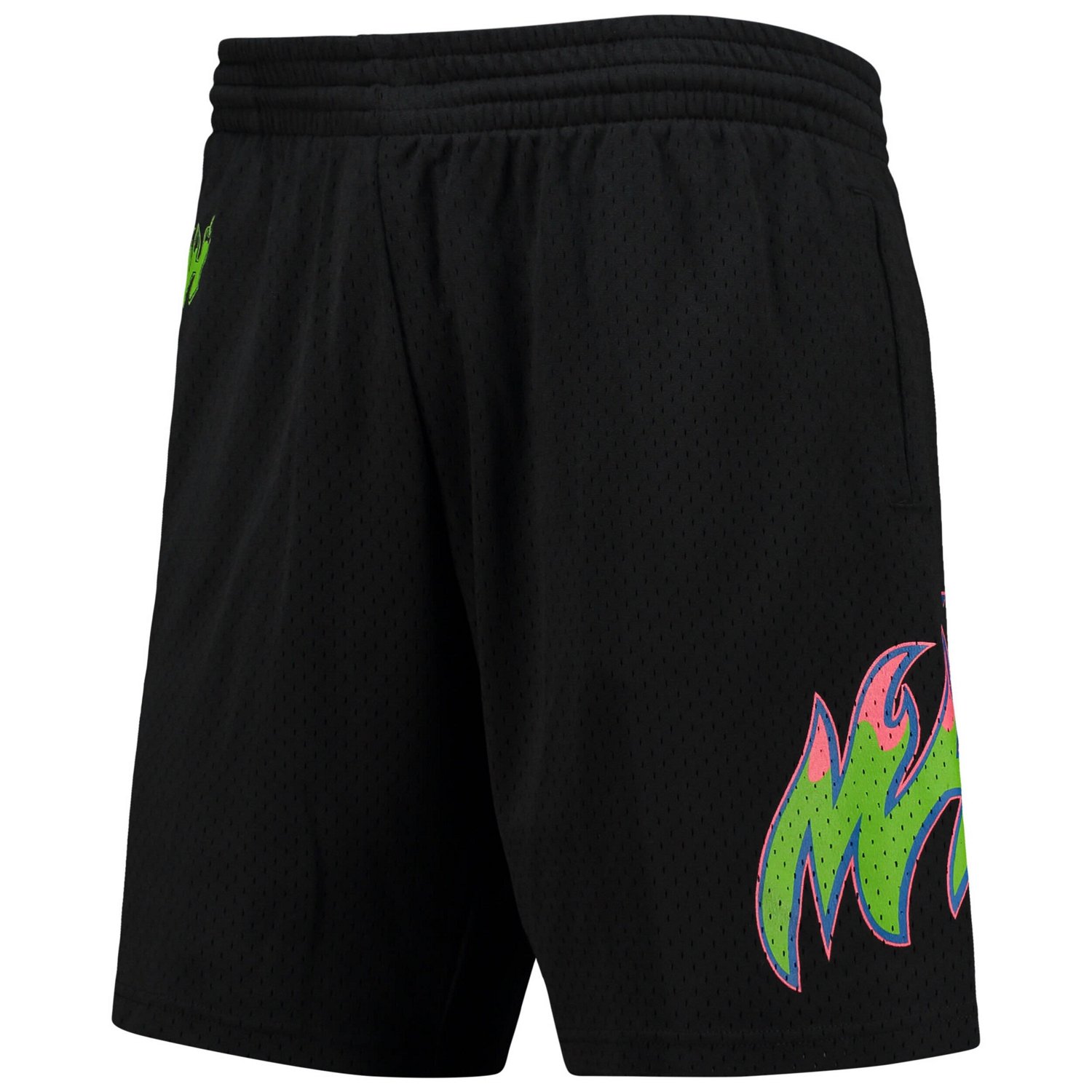 Mitchell  Ness Miami Heat Hardwood Classics Color Bomb Energy Shorts                                                             - view number 2