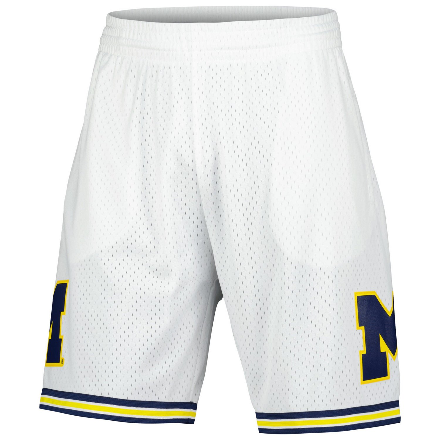 Mitchell  Ness Michigan Wolverines 1991/92 Throwback Jersey Shorts - view number 2