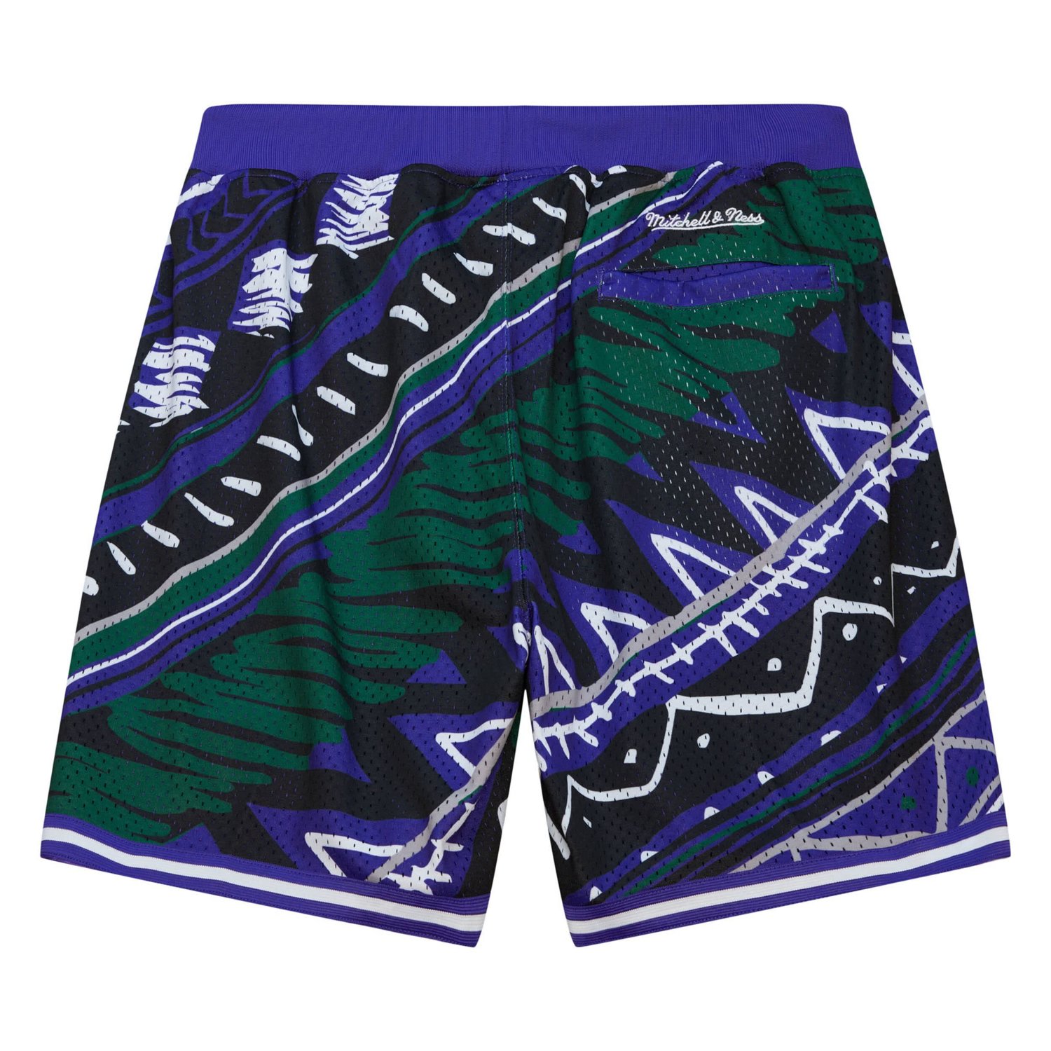 Mitchell  Ness Milwaukee Bucks Game Day Pattern Shorts - view number 3