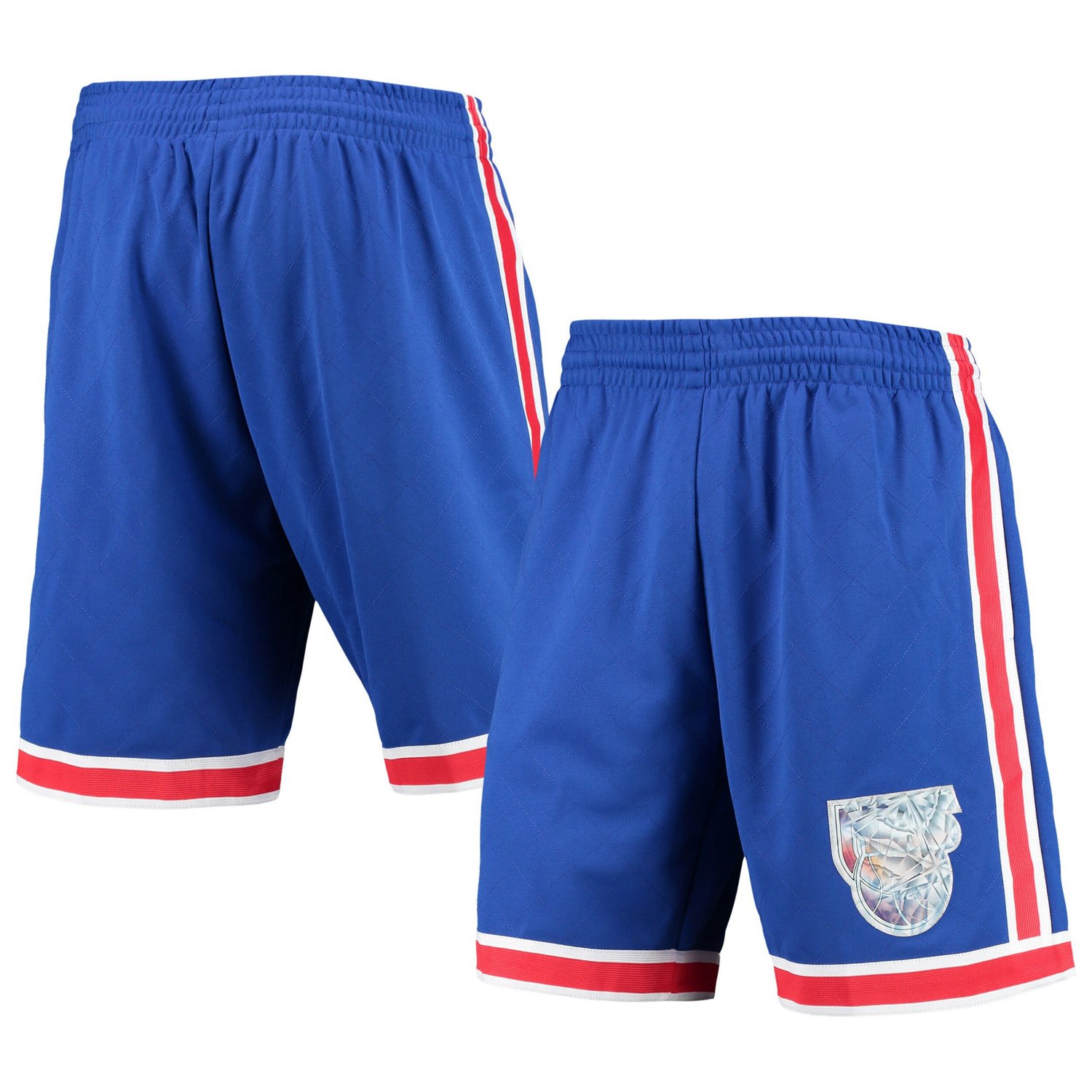 Mitchell  Ness New Jersey Nets 1993 Hardwood Classics 75th Anniversary Swingman Shorts