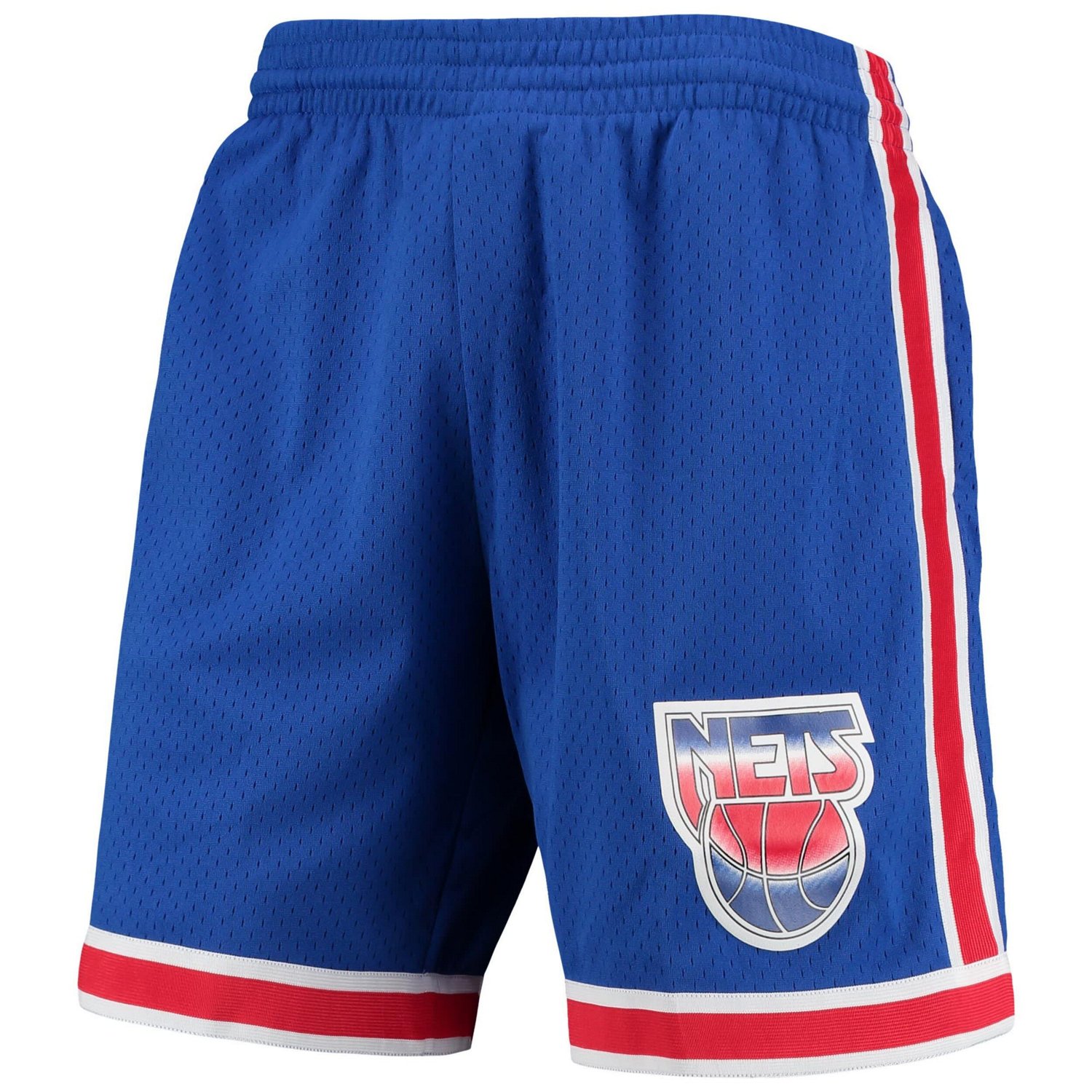 Mitchell  Ness New Jersey Nets Hardwood Classics Primary Logo Swingman Shorts