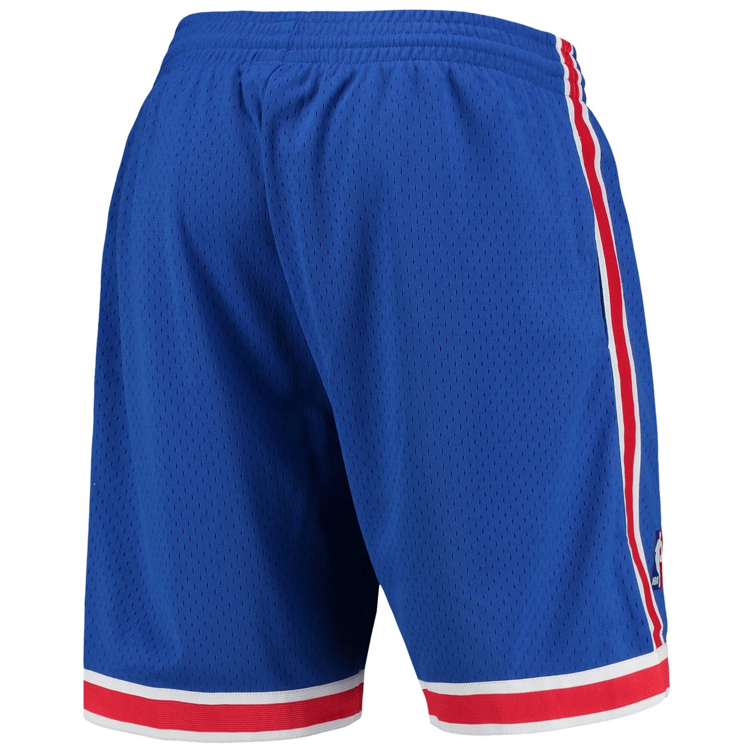 Mitchell  Ness New Jersey Nets Hardwood Classics Primary Logo Swingman Shorts