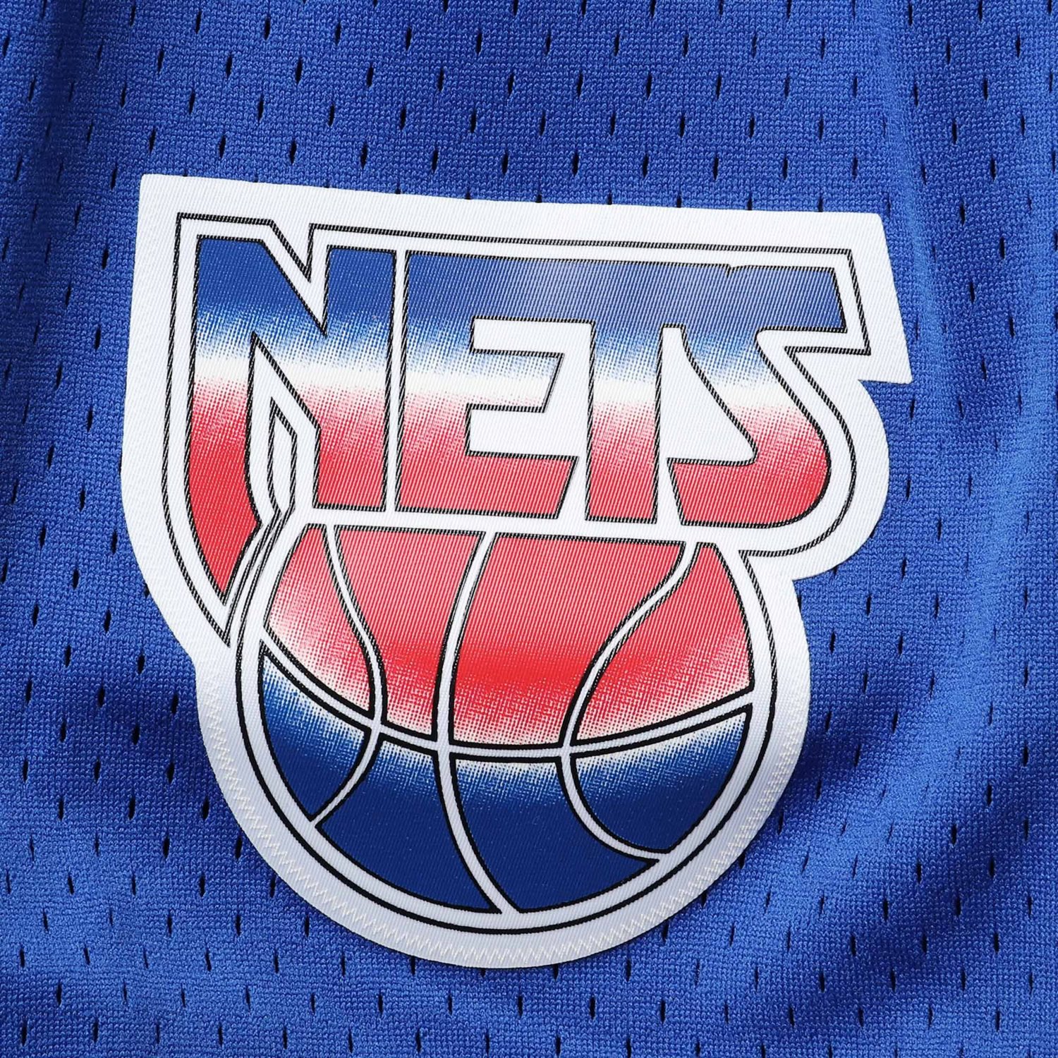 Mitchell  Ness New Jersey Nets Hardwood Classics Primary Logo Swingman Shorts