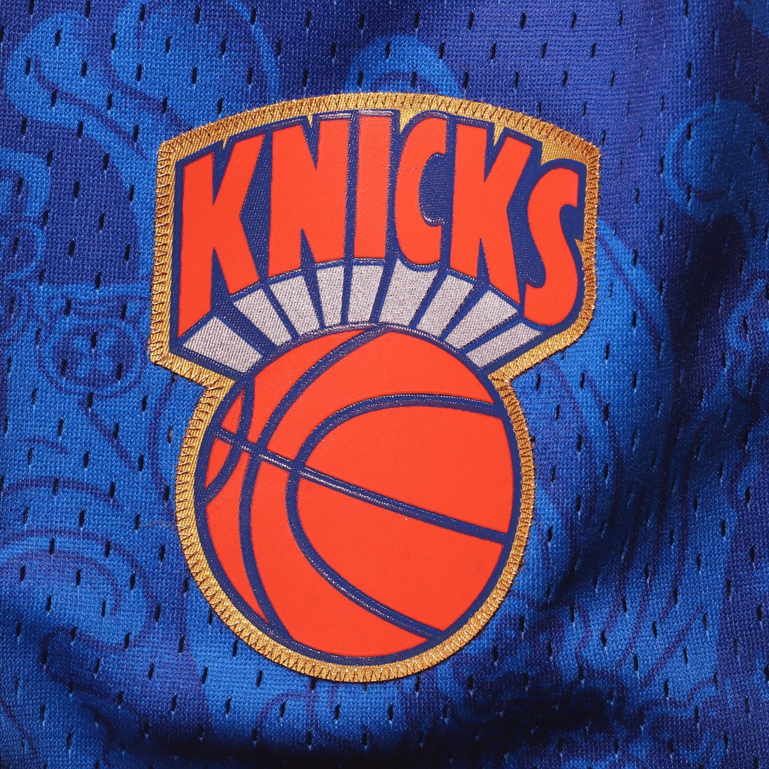 Mitchell  Ness New York Knicks Hardwood Classics Lunar New Year Swingman Shorts - view number 3