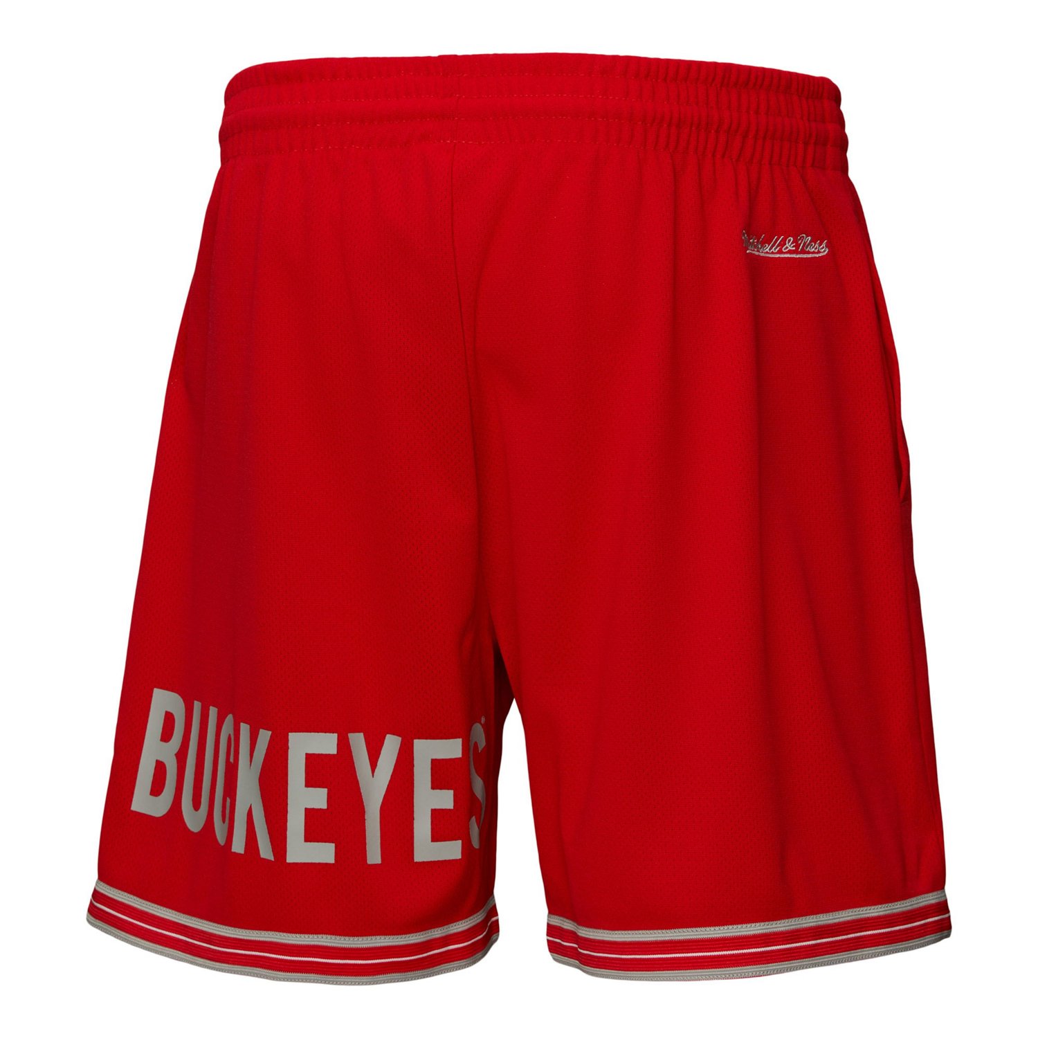 Mitchell  Ness Ohio State Buckeyes Team Origins Mesh Shorts - view number 3