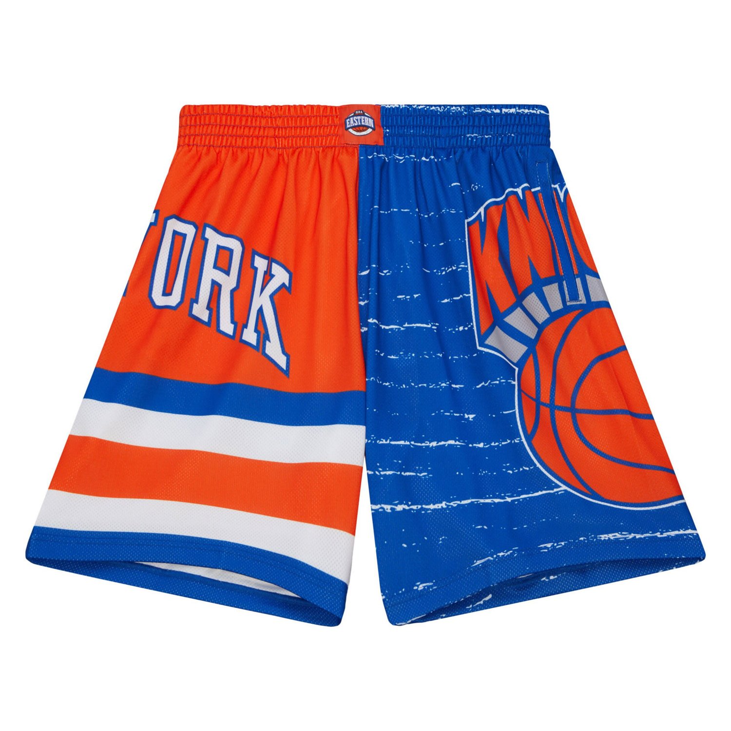 Mitchell  Ness Orange New York Knicks Jumbotron 30 Shorts - view number 2
