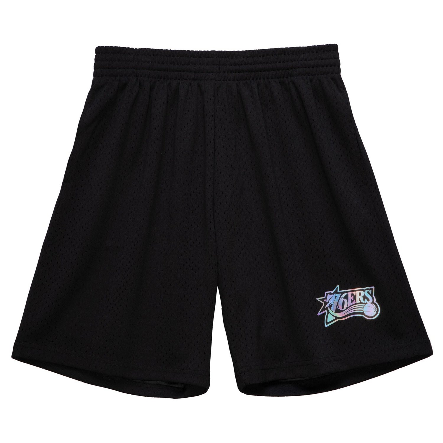 Mitchell  Ness Philadelphia 76ers Iridescent Mesh Shorts                                                                         - view number 2