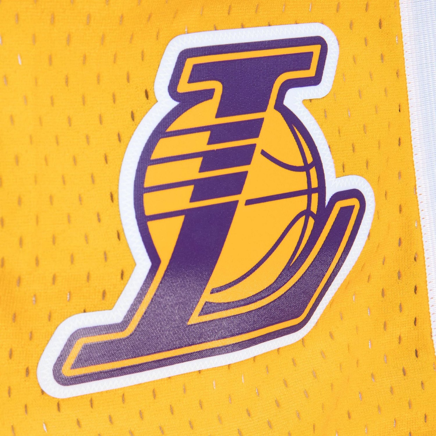 Mitchell  Ness Purple Los Angeles Lakers 2009 10 Hardwood Classics Fadeaway Reload 30 Swingman Shorts - view number 4