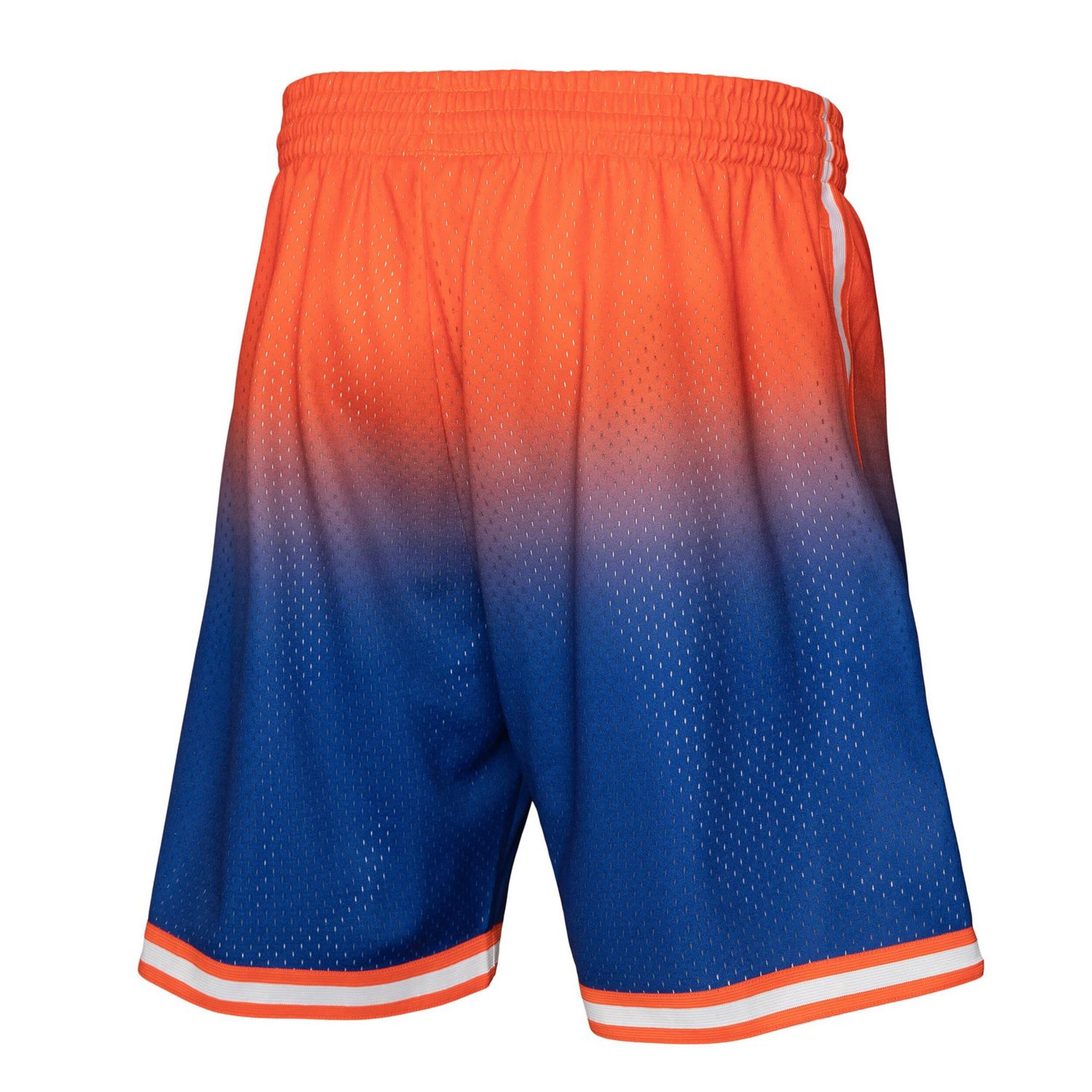 Mitchell  Ness Royal New York Knicks 1991 92 Hardwood Classics Fadeaway Reload 30 Swingman Shorts - view number 3
