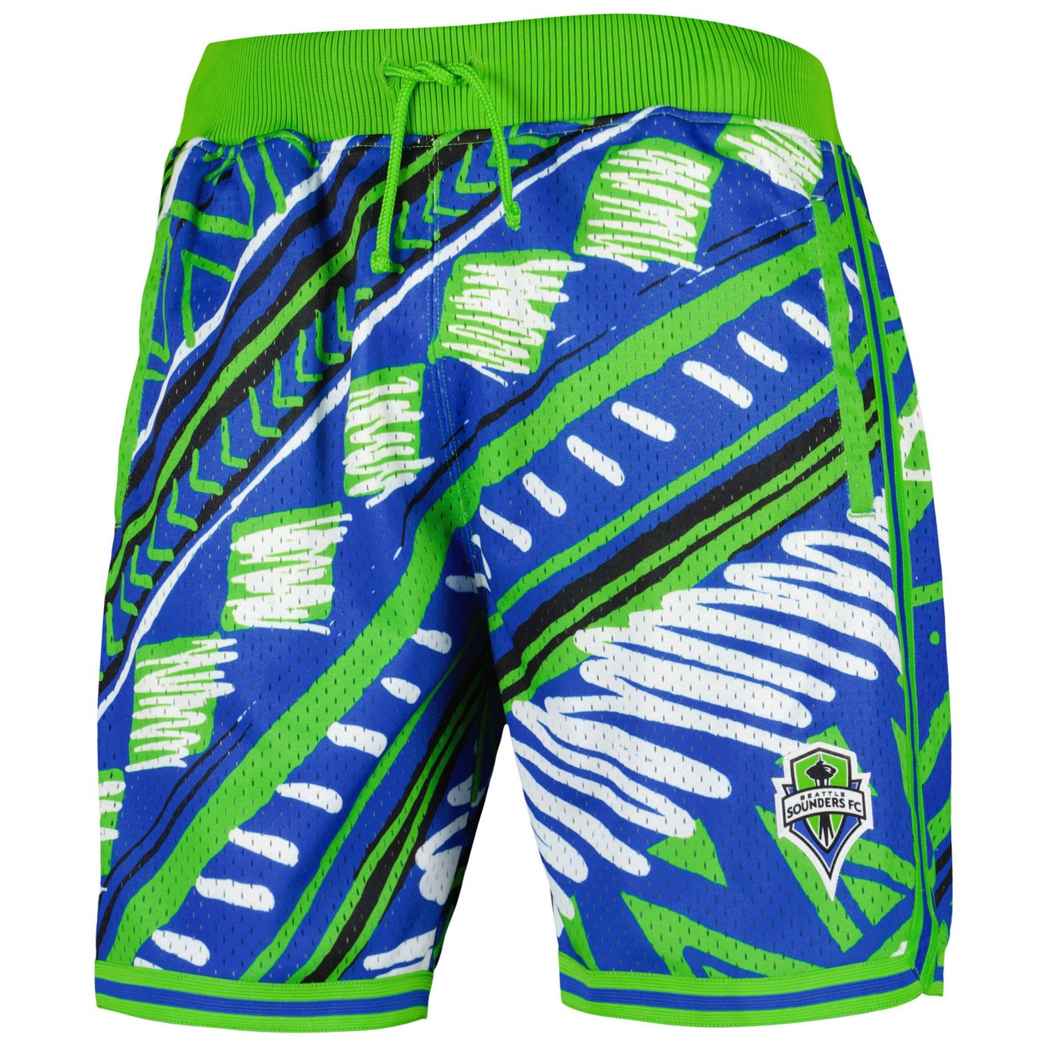 Mitchell  Ness Seattle Sounders FC Tribal Fashion Shorts