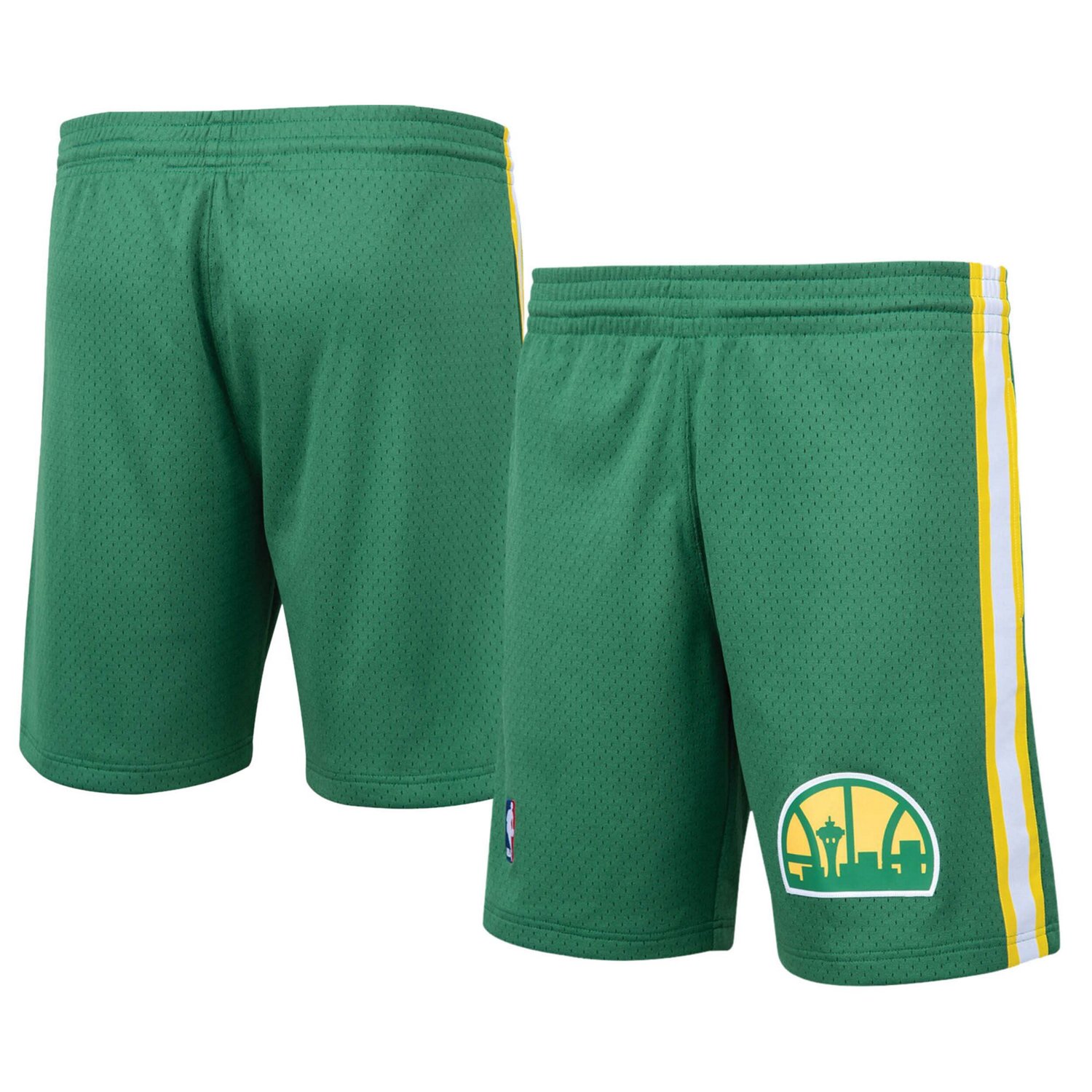 Mitchell  Ness Seattle Supersonics Hardwood Classics Logo Swingman Shorts - view number 1