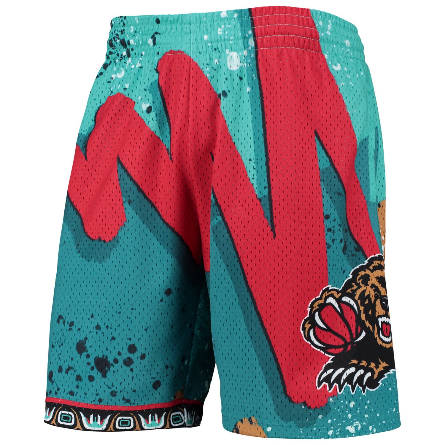 Mitchell  Ness Vancouver Grizzlies Hardwood Classics 1998 Hyper Hoops Swingman Shorts - view number 2