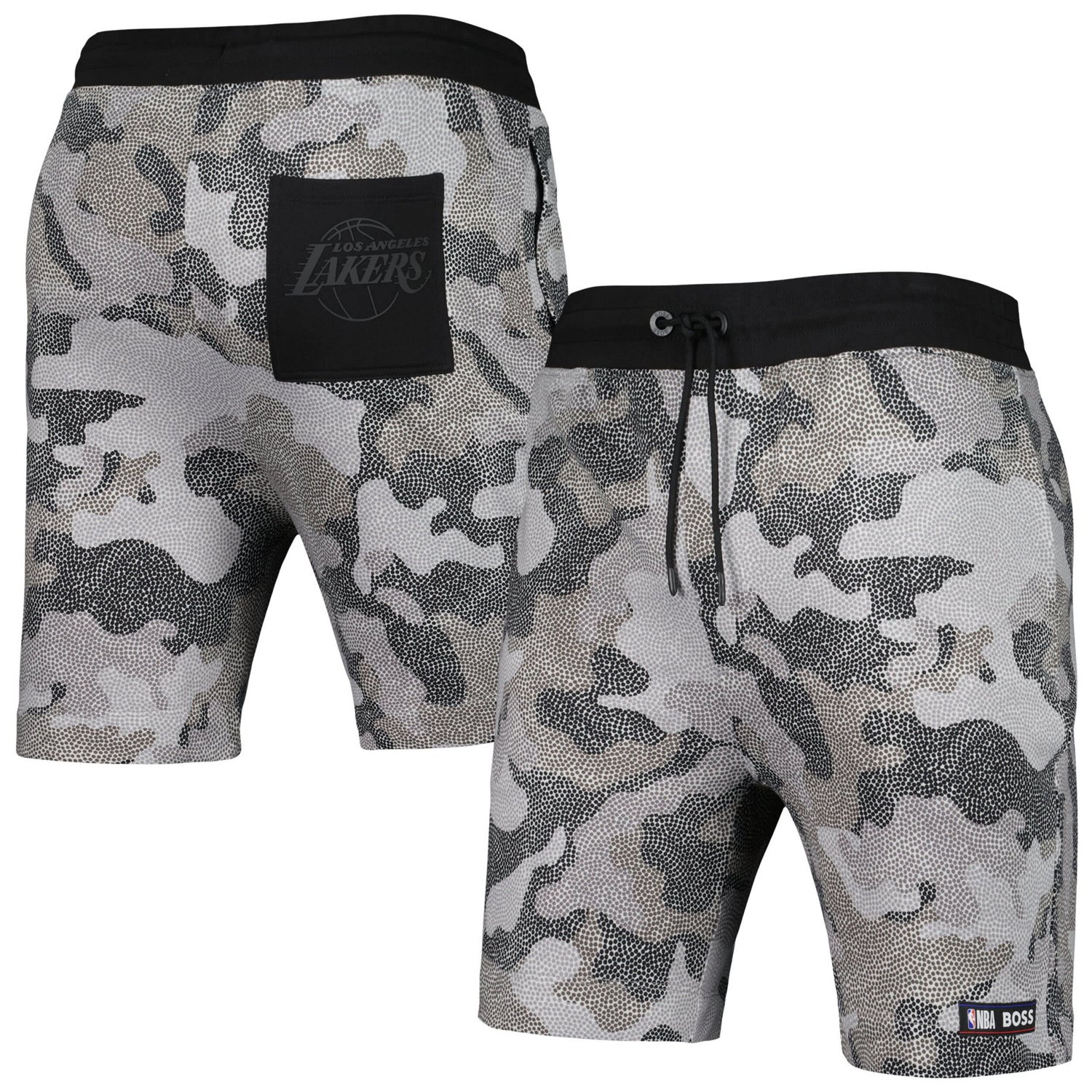 lakers camo shorts