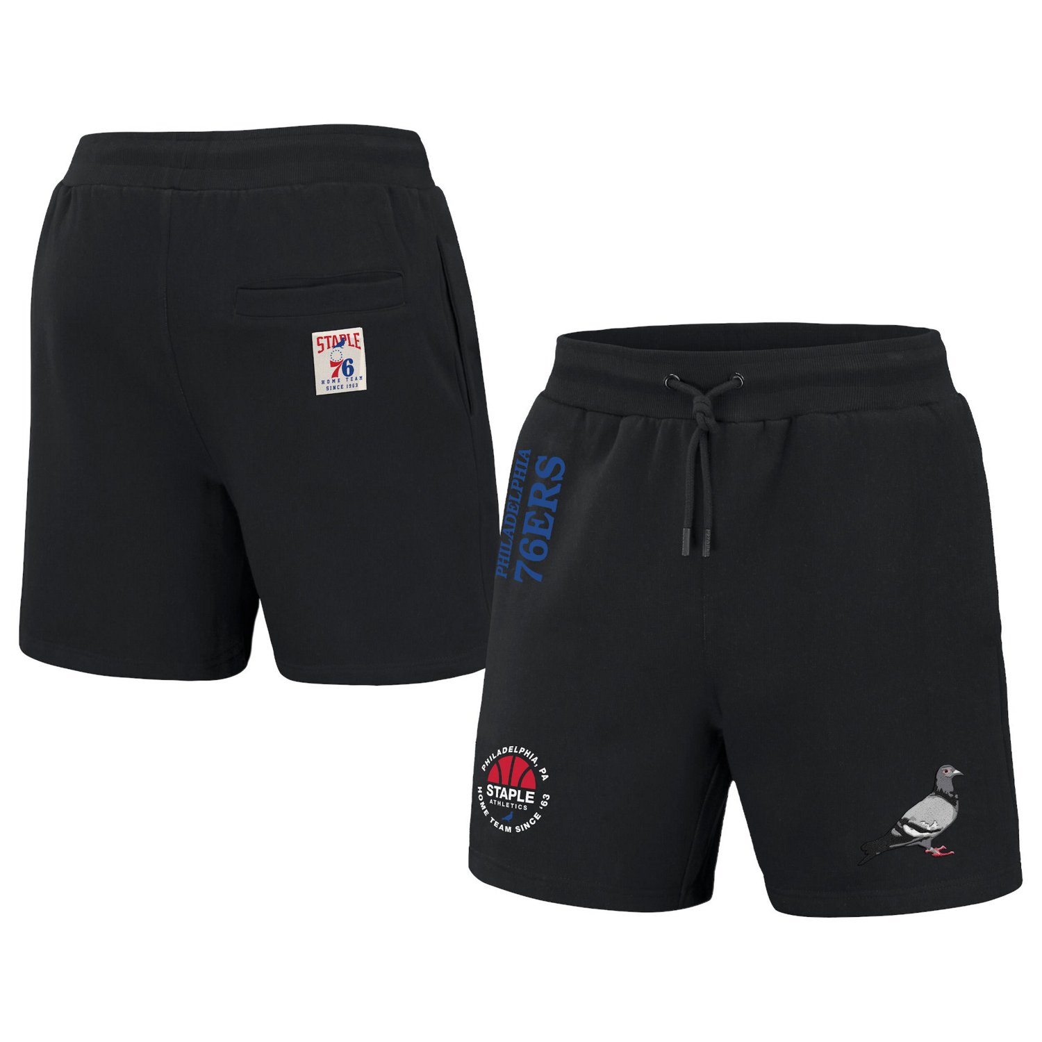 NBA x Staple Philadelphia 76ers Home Team Shorts                                                                                 - view number 1