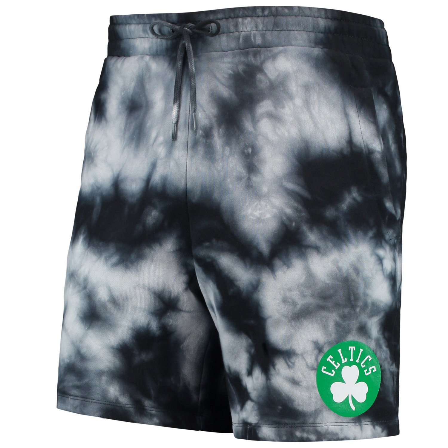New Era Boston Celtics Fleece Tie-Dye Shorts - view number 2