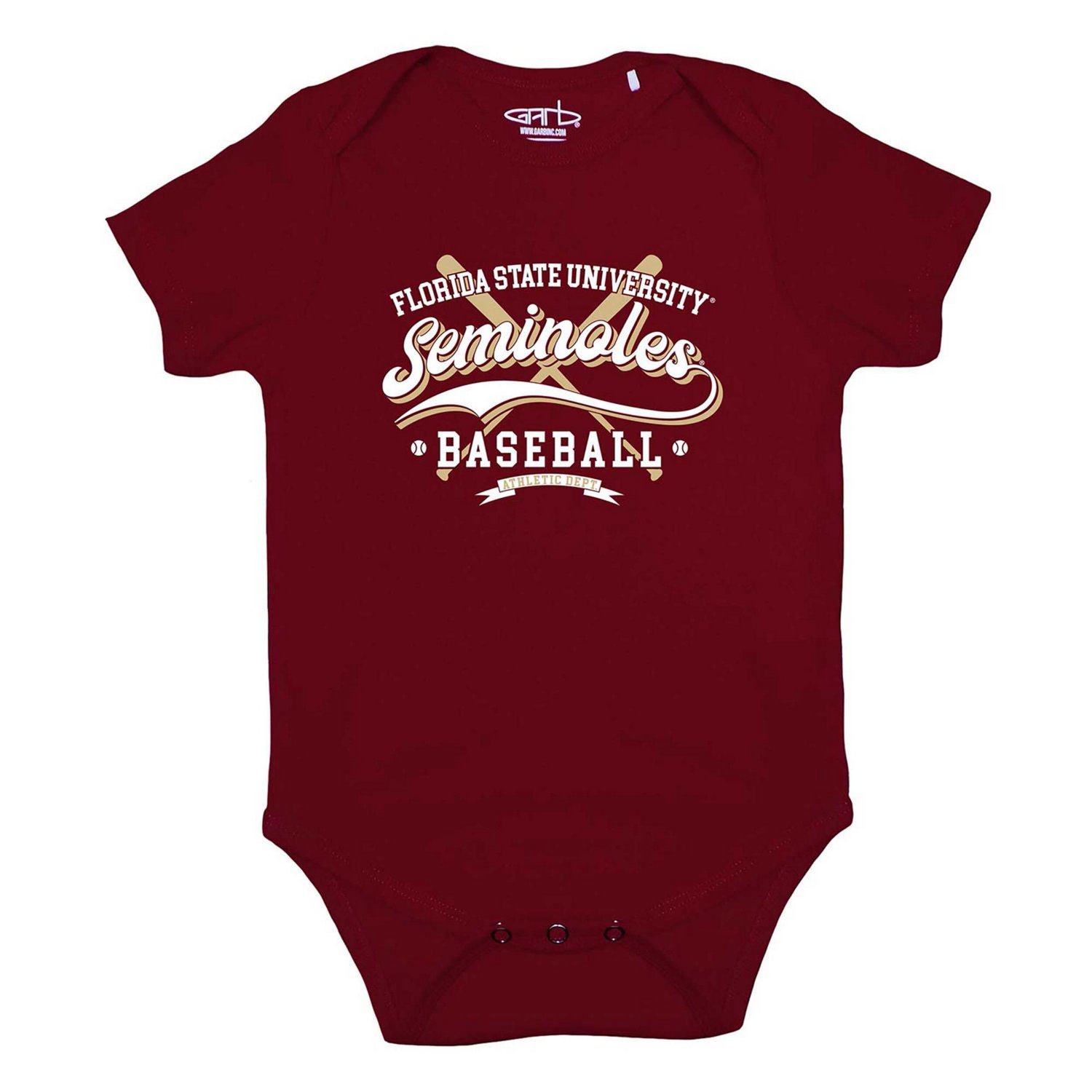 Newborn  Infant Garb Florida State Seminoles Otis Baseball Bodysuit