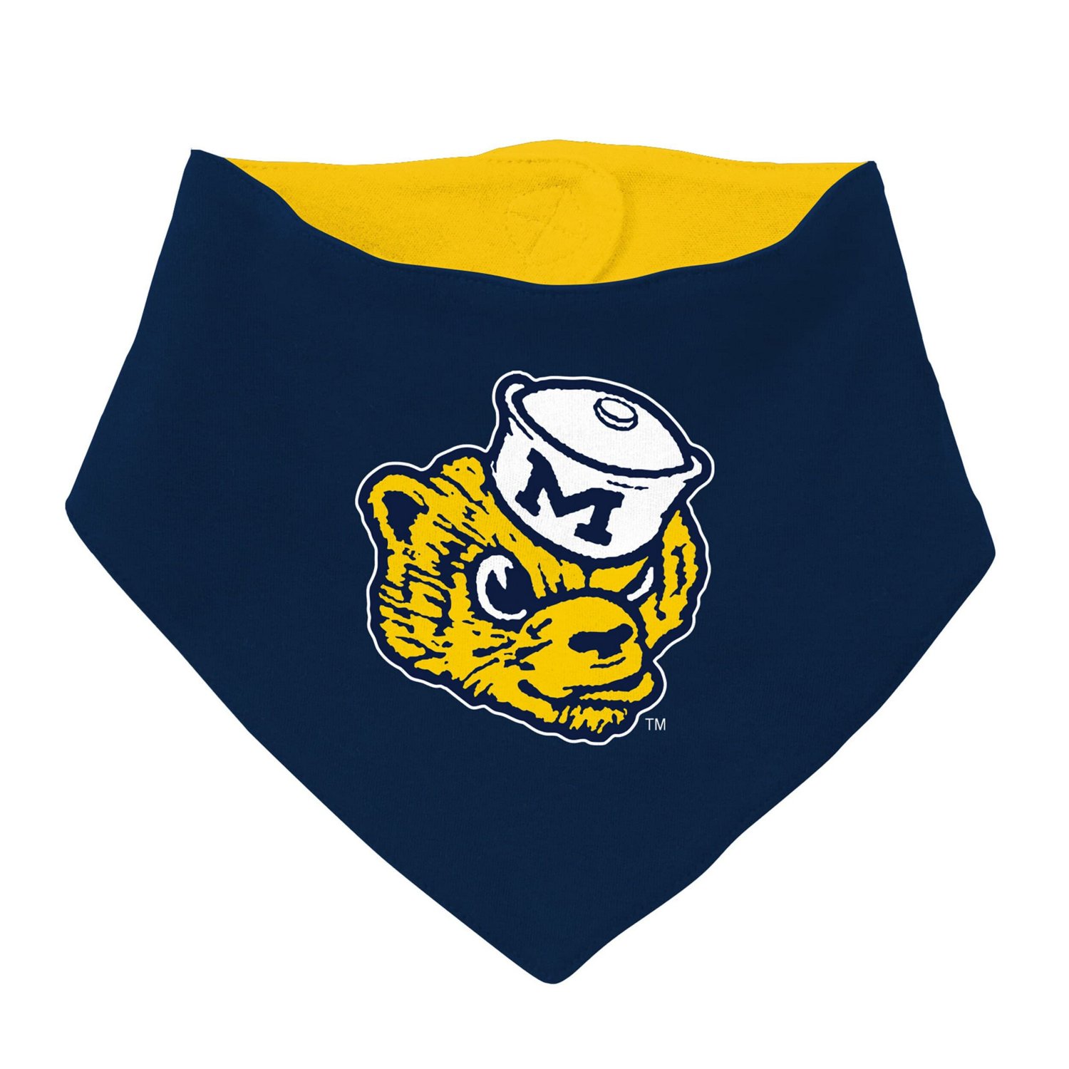 Newborn  Infant Mitchell Ness Michigan Wolverines 3-Pack Bodysuit Bib and Bootie Set