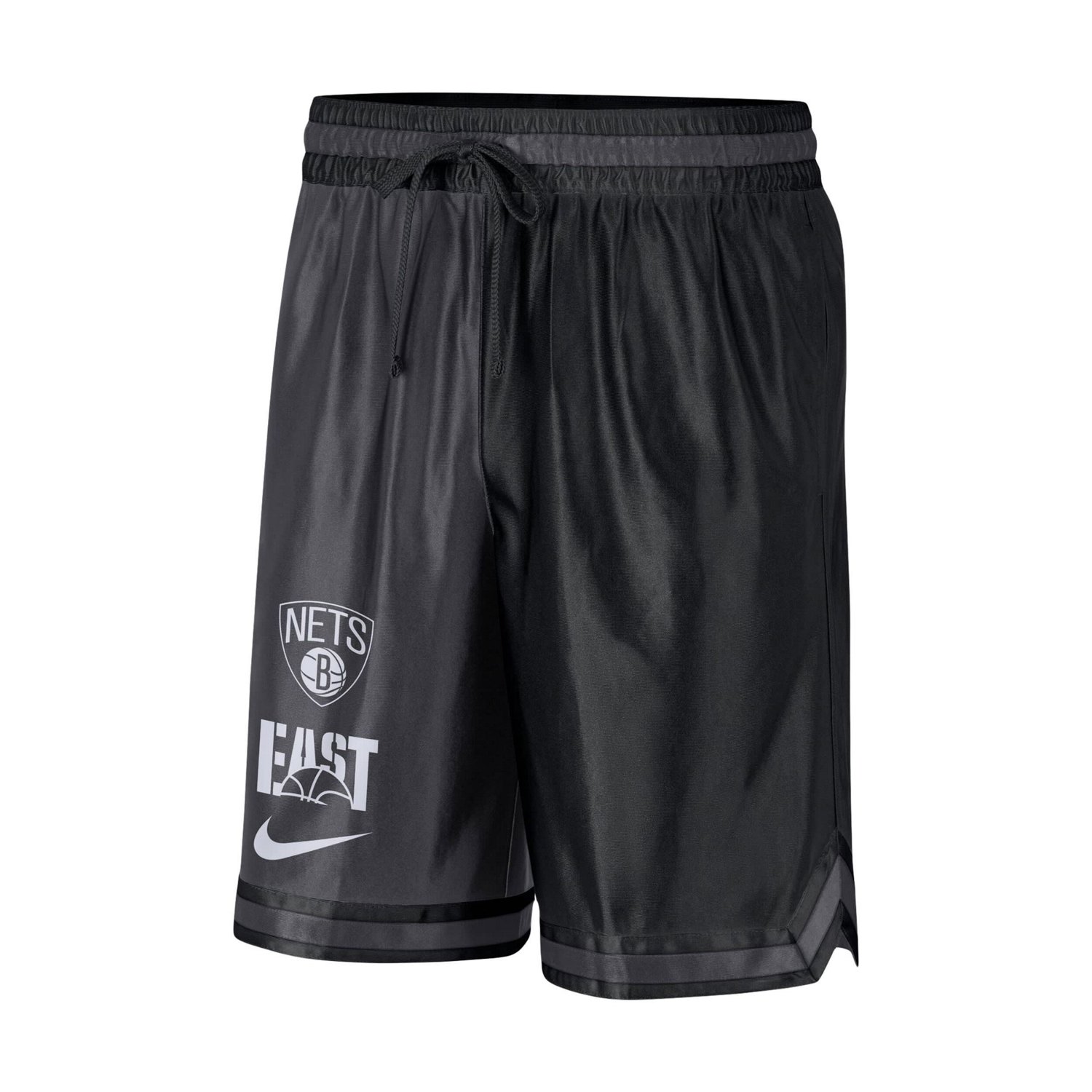 Nike /Anthracite Brooklyn Nets Courtside Versus Force Split DNA Performance Shorts                                               - view number 2