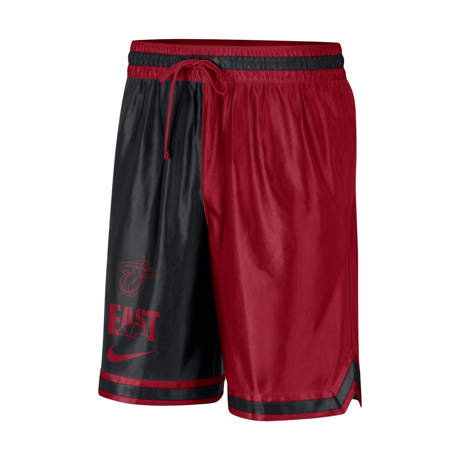 Nike /Black Miami Heat Courtside Versus Force Split DNA Performance Shorts                                                       - view number 2