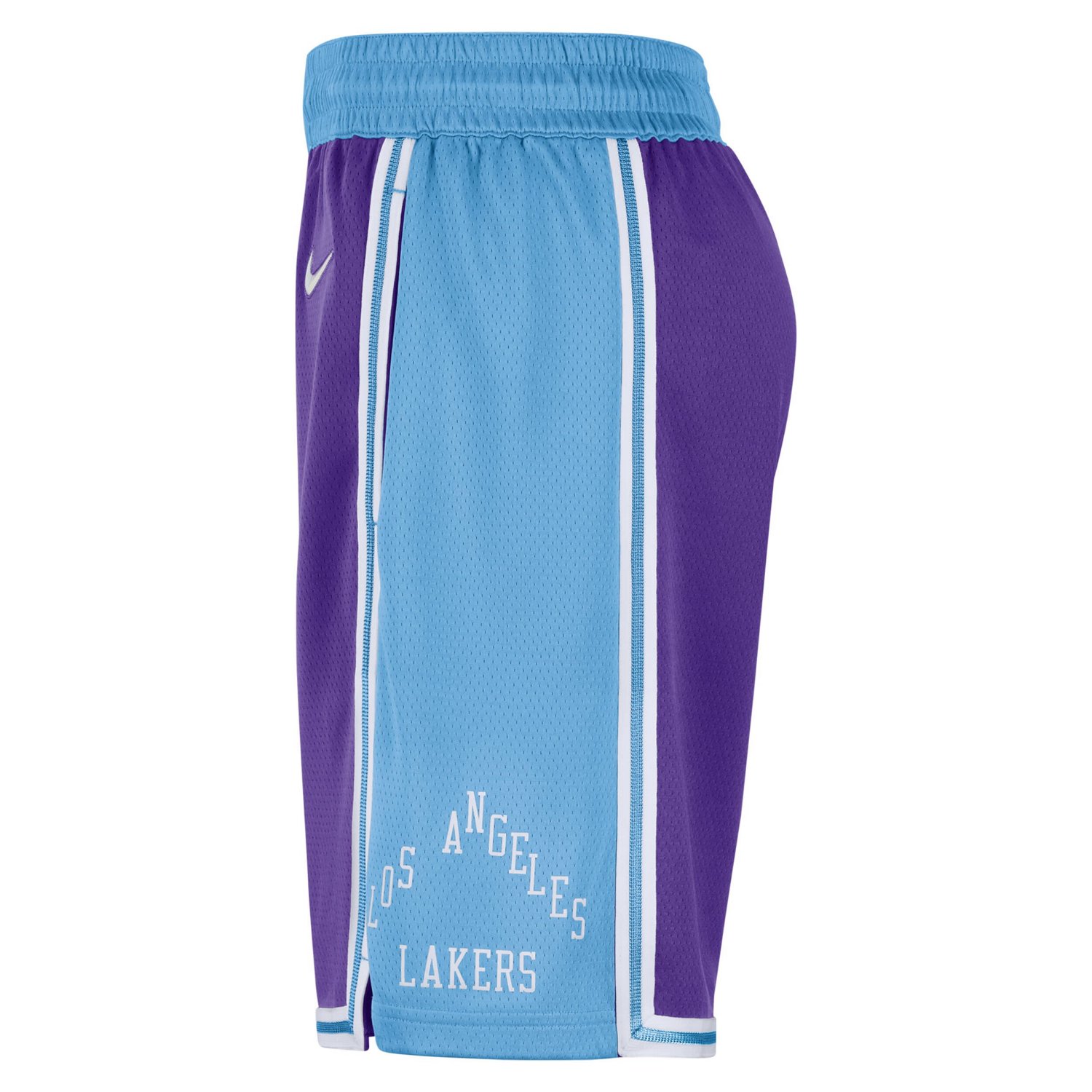 Nike Blue Los Angeles Lakers 2021 22 City Edition Swingman Shorts Academy