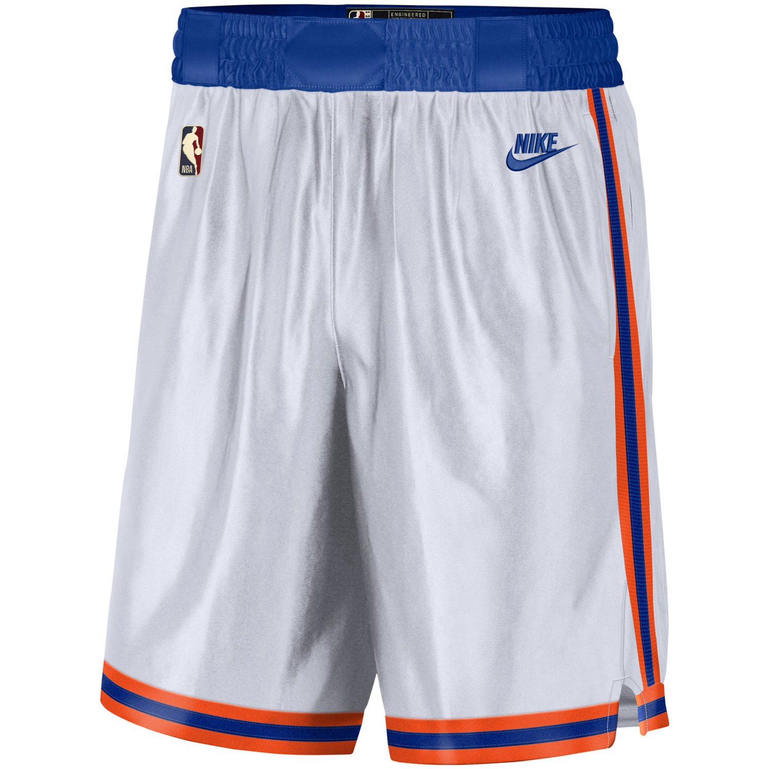 Nike /Blue New York Knicks 2021/22 Classic Edition Swingman Performance Shorts                                                   - view number 2