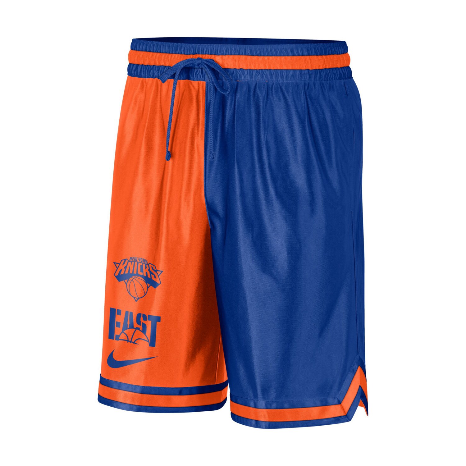 Nike /Orange New York Knicks Courtside Versus Force Split DNA Performance Shorts                                                 - view number 2