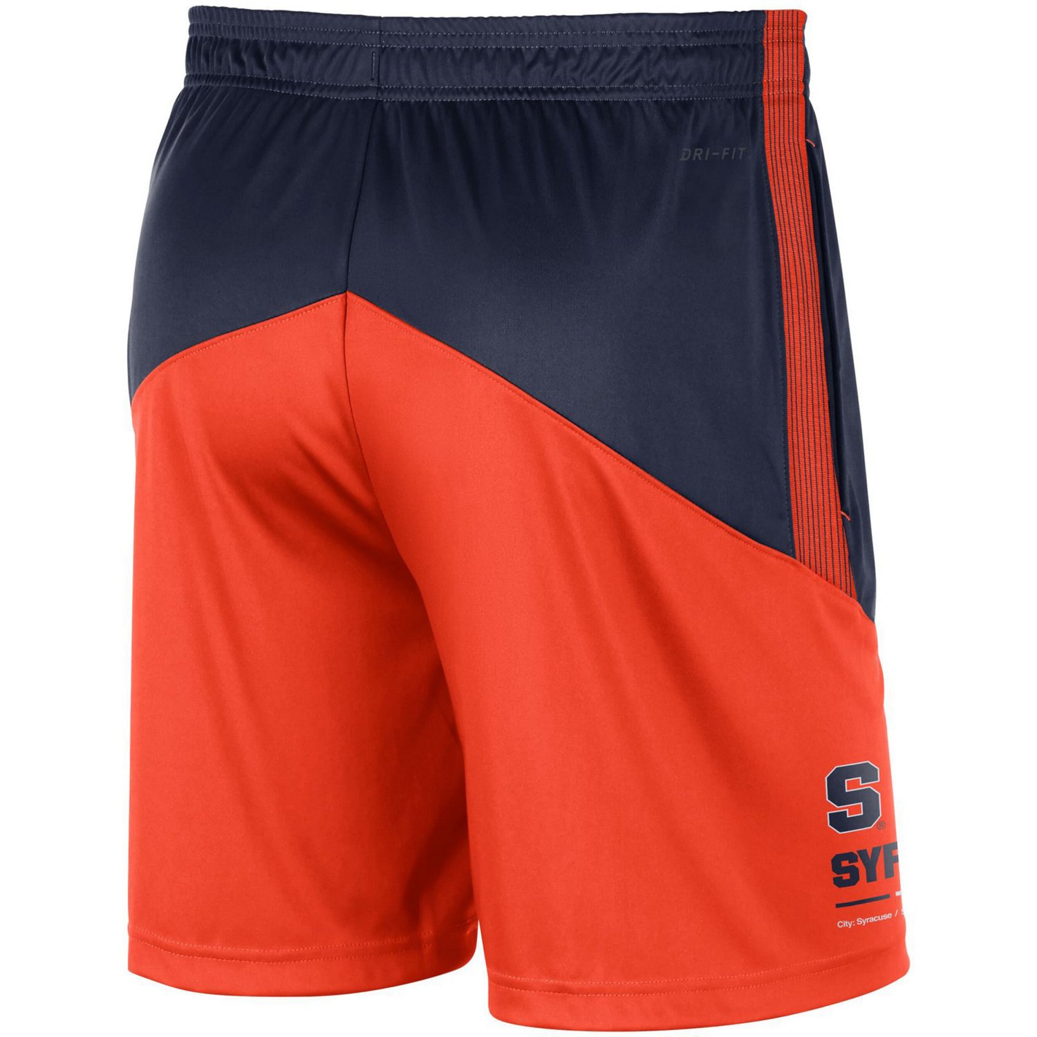 Nike /Orange Syracuse Orange Team Performance Knit Shorts - view number 3