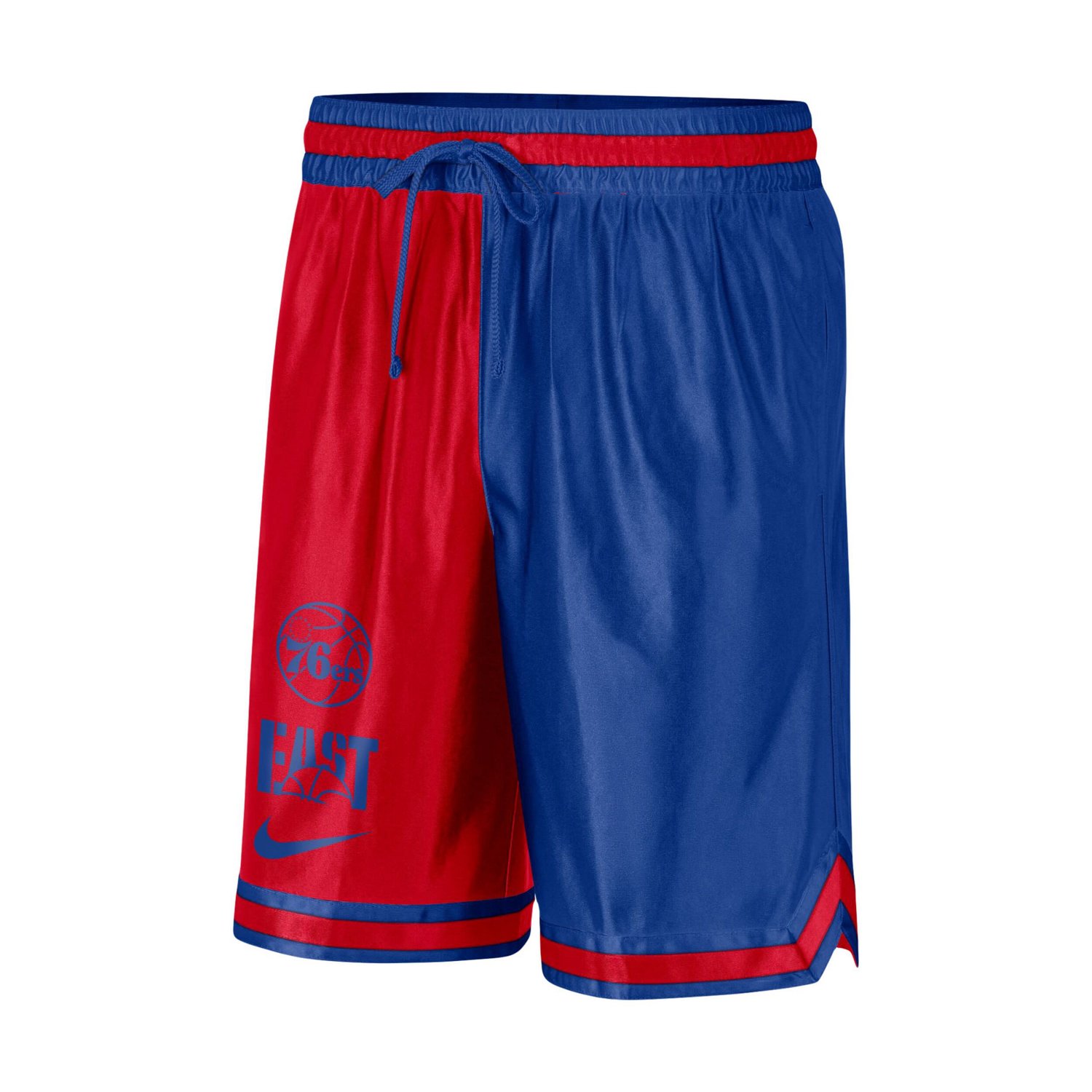 Nike /Red Philadelphia 76ers Courtside Versus Force Split DNA Performance Shorts                                                 - view number 2