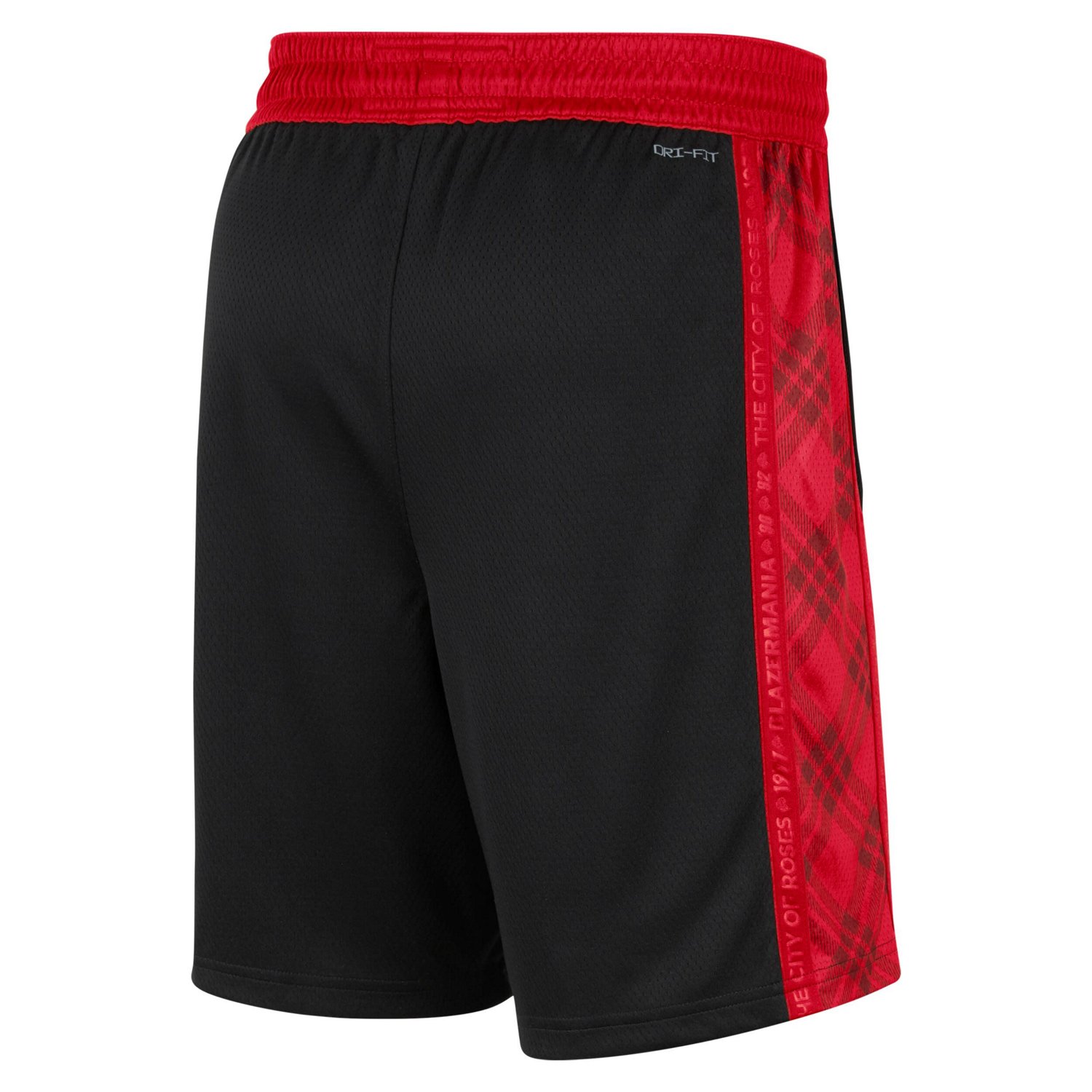 Nike /Red Portland Trail Blazers 2021/22 City Edition Swingman Shorts                                                            - view number 3
