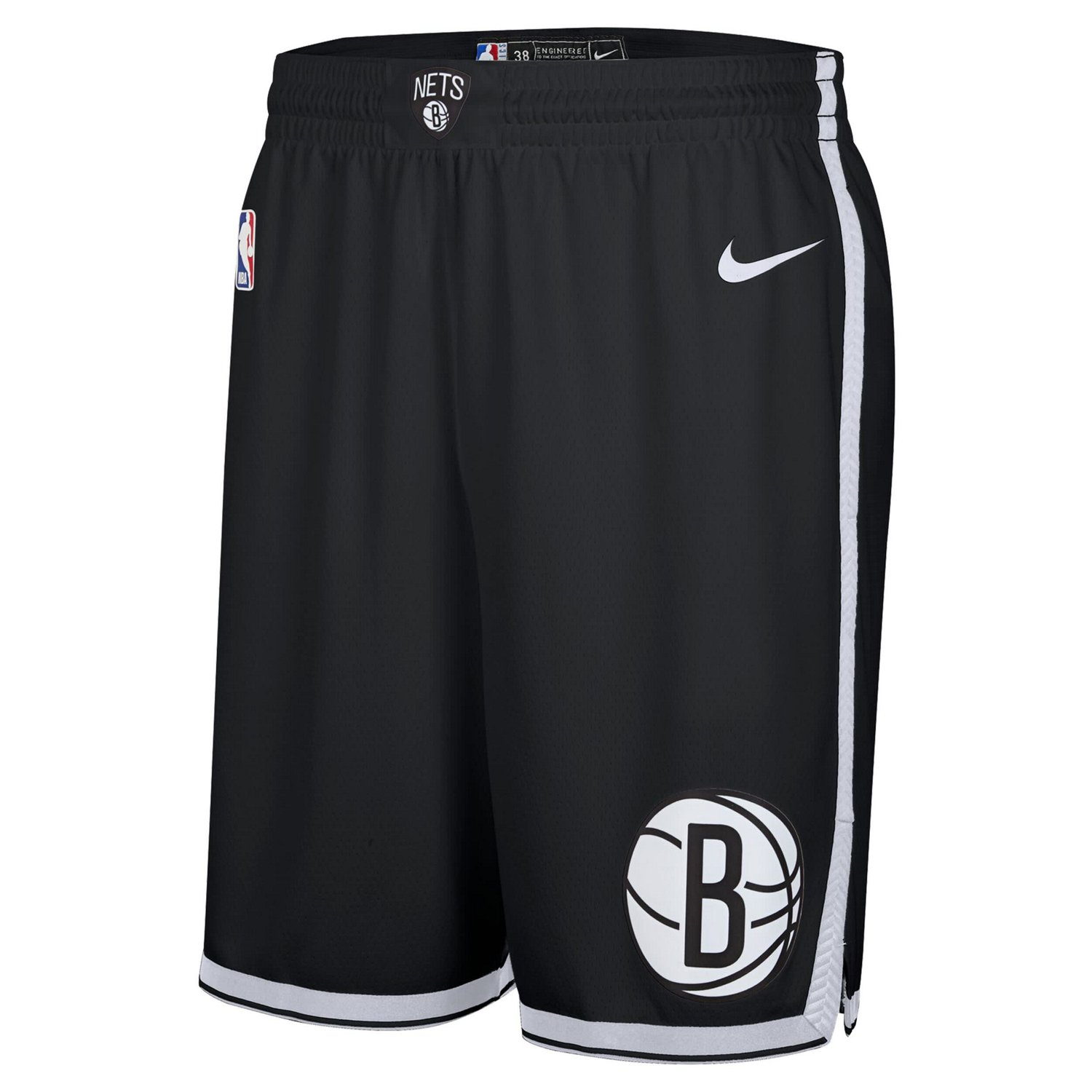 Nike Brooklyn Nets 2024 25 Icon Edition Performance Swingman Shorts                                                              - view number 2