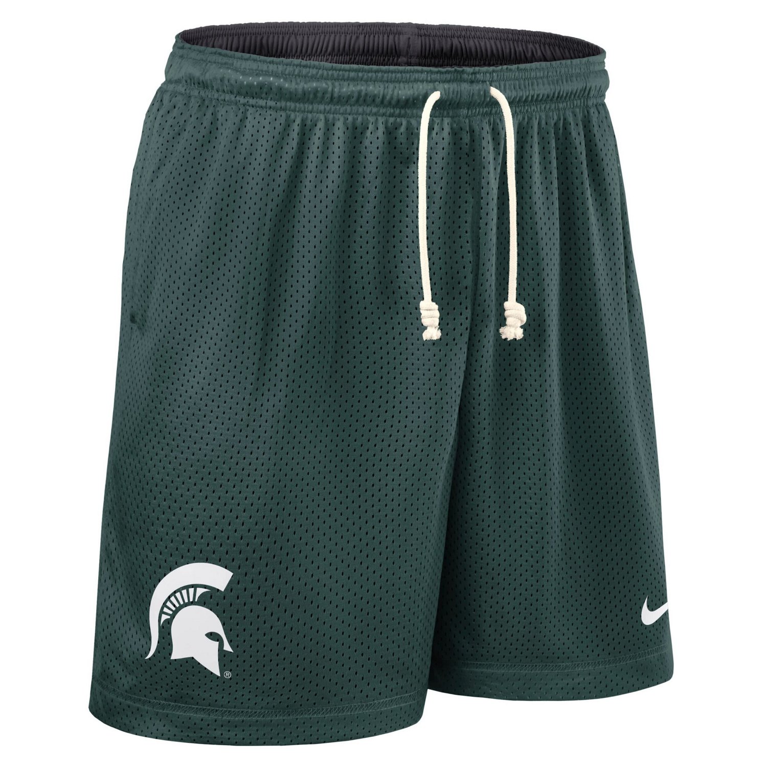 Nike Charcoal Michigan State Spartans 2025 Sideline Reversible Dri-FIT Shorts - view number 2