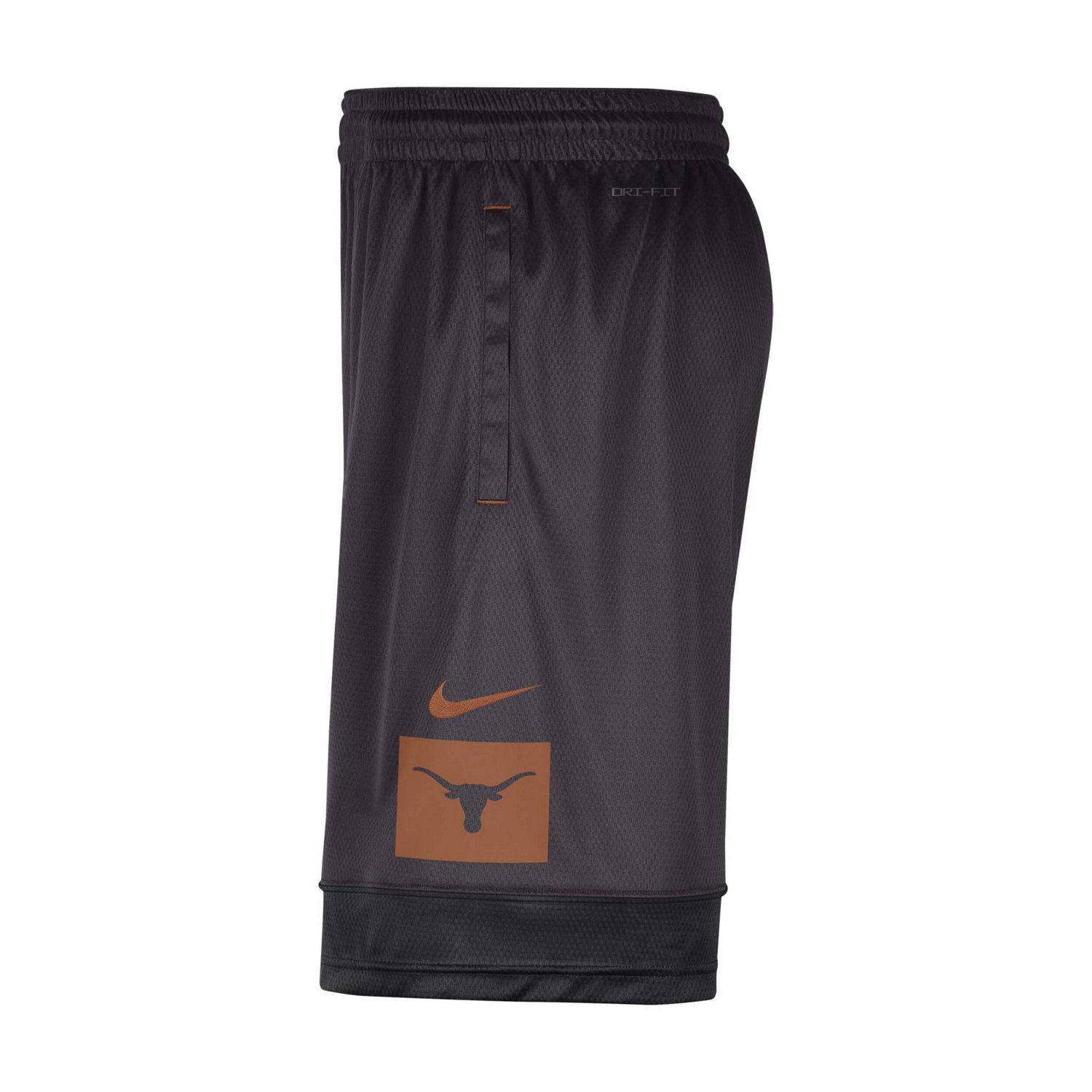 Nike Charcoal Texas Longhorns Performance Fast Break Shorts - view number 4