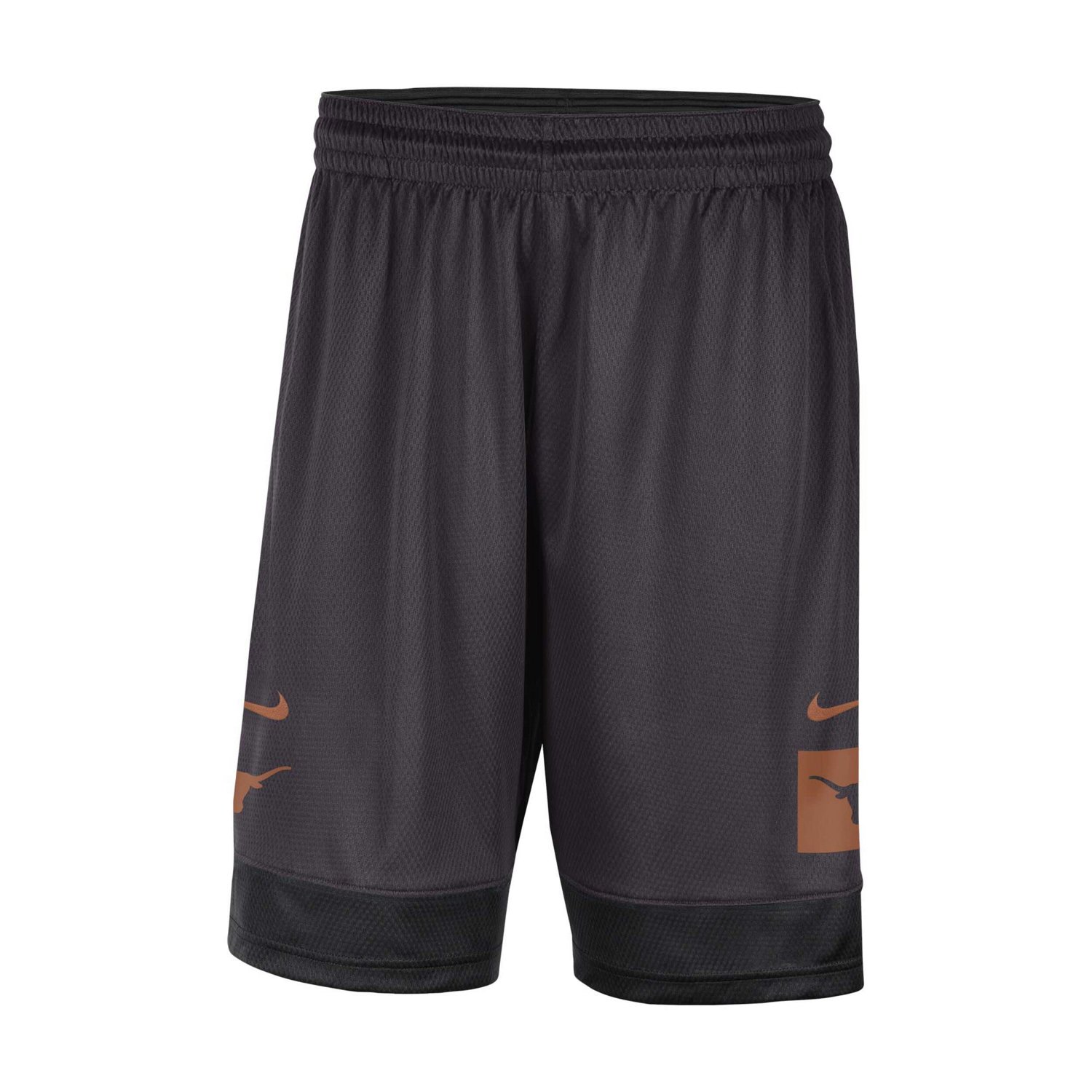 Nike Charcoal Texas Longhorns Performance Fast Break Shorts - view number 2