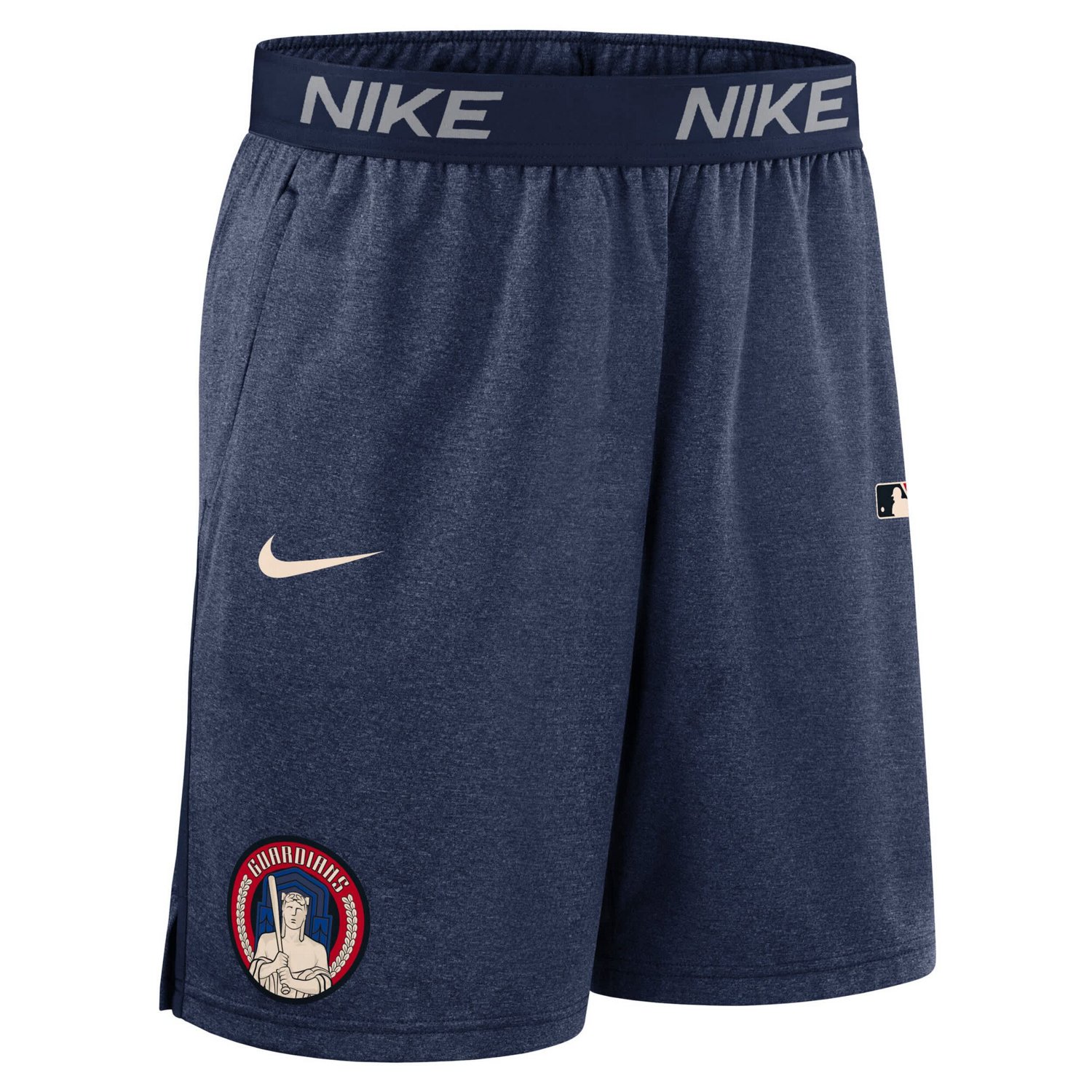 Nike Cleveland Guardians Authentic Collection City Connect Performance Knit Shorts                                               - view number 2