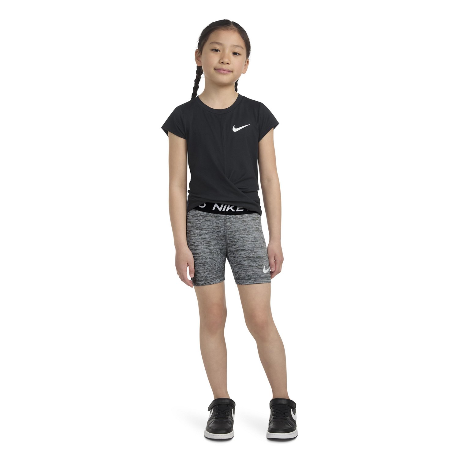 Nike Girls' (4-6X) Pro Dri-FIT Shorts 3.5 in - view number 5