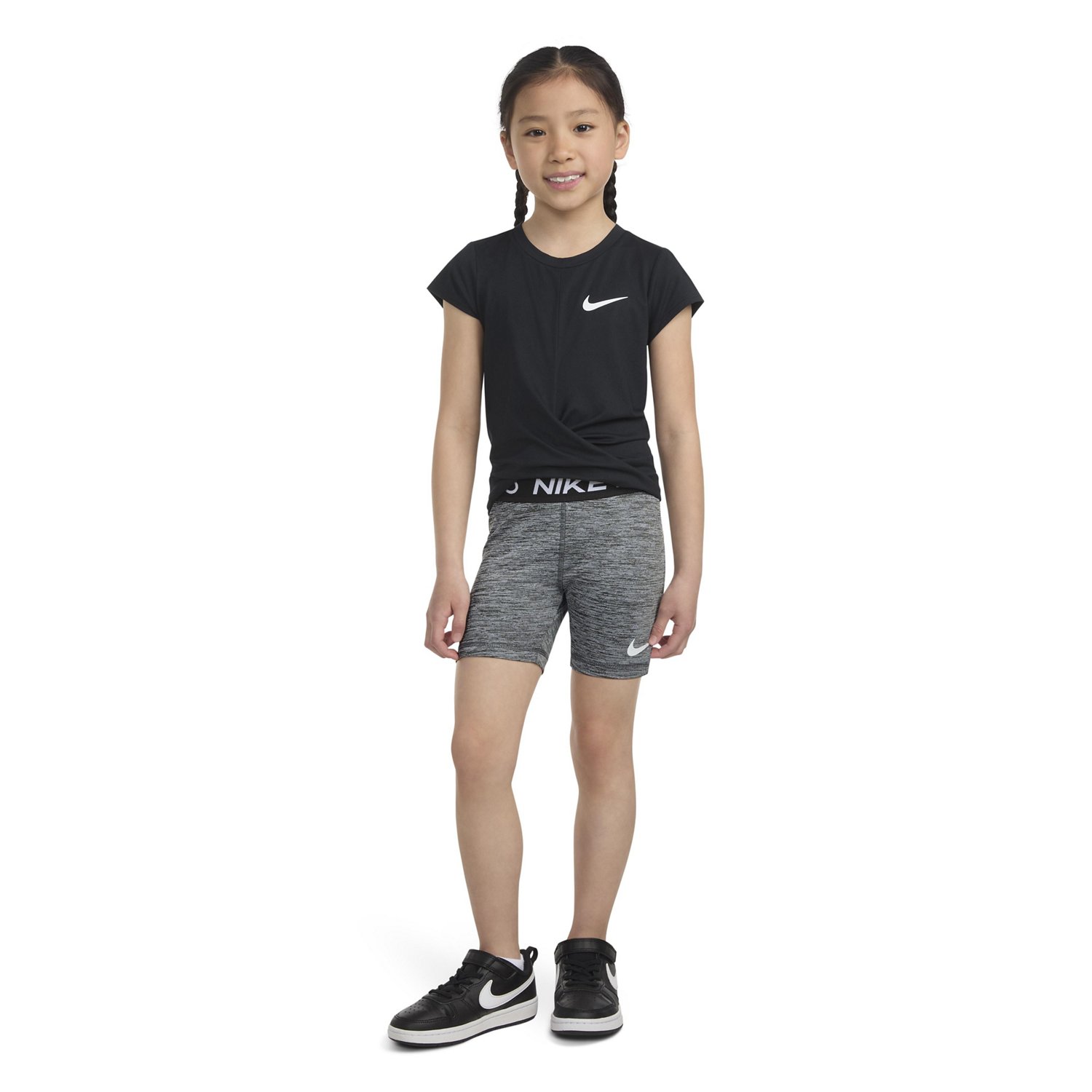Nike Girls' (4-6X) Pro Dri-FIT Shorts 3.5 in - view number 6
