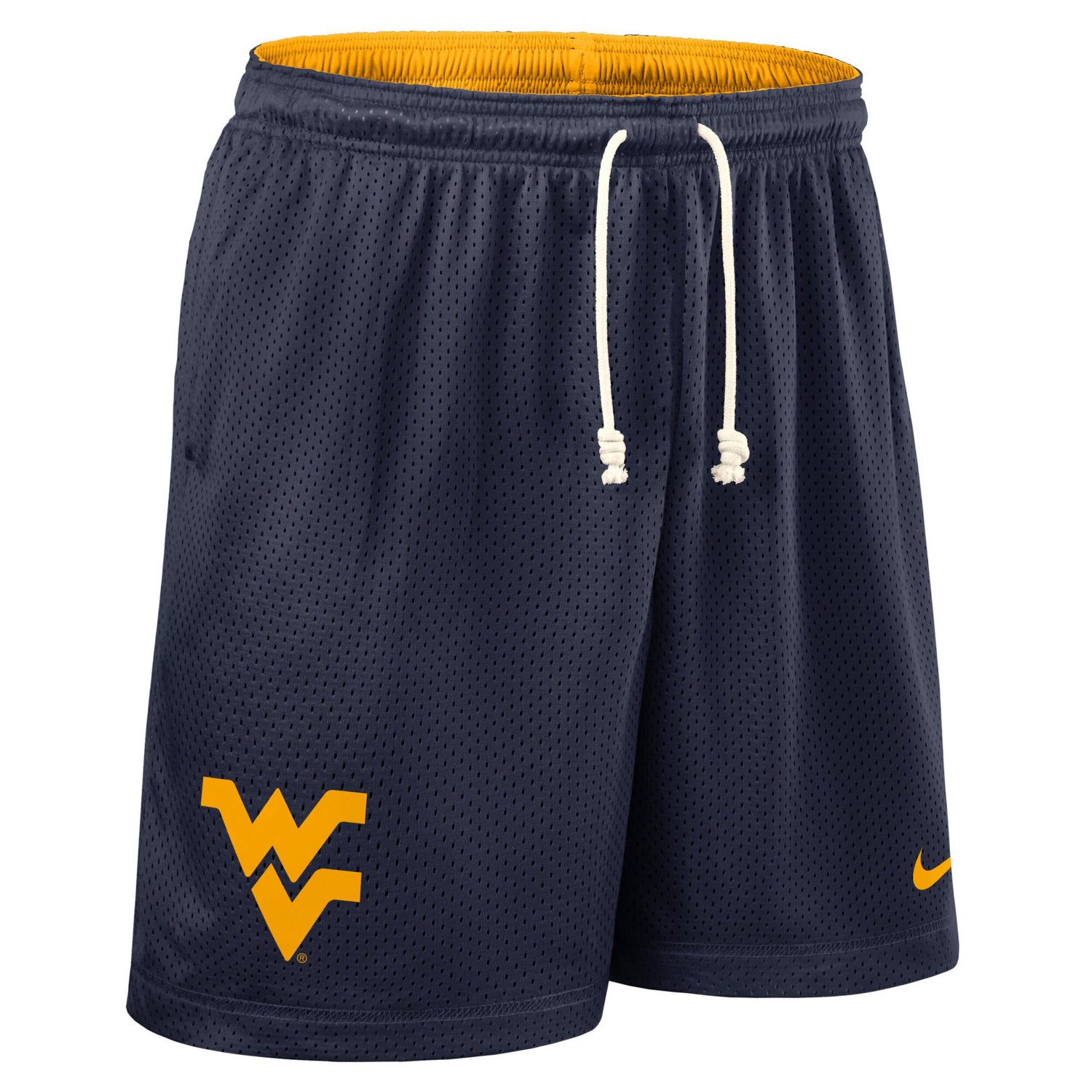 Nike Gold West Virginia Mountaineers 2025 Sideline Reversible Performance Shorts - view number 2