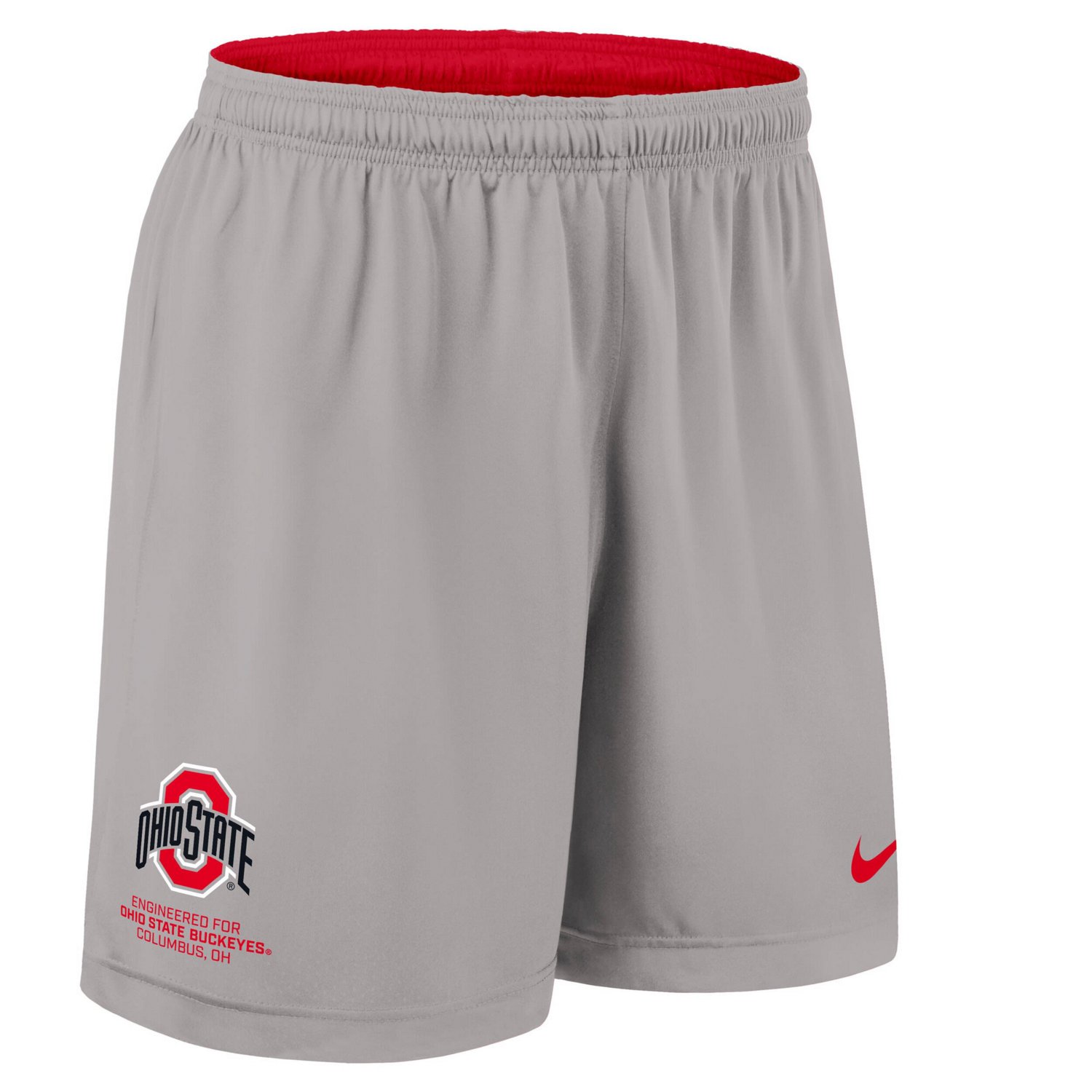 Nike Gray Ohio State Buckeyes 2025 Sideline Reversible Performance Shorts - view number 4