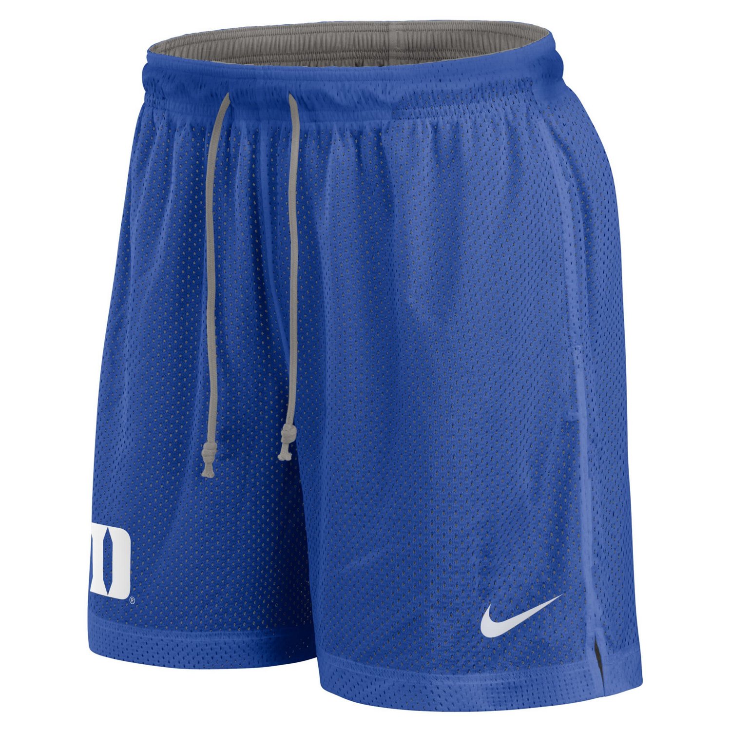 Nike Heather Gray Duke Blue Devils Player Reversible Shorts                                                                      - view number 2
