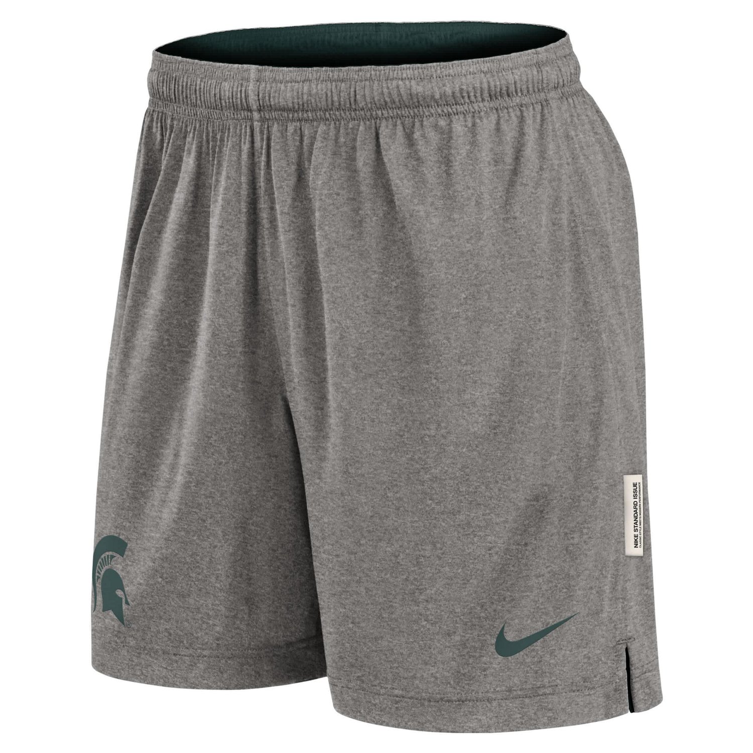 Nike Heather Gray Michigan State Spartans Player Reversible Shorts                                                               - view number 4