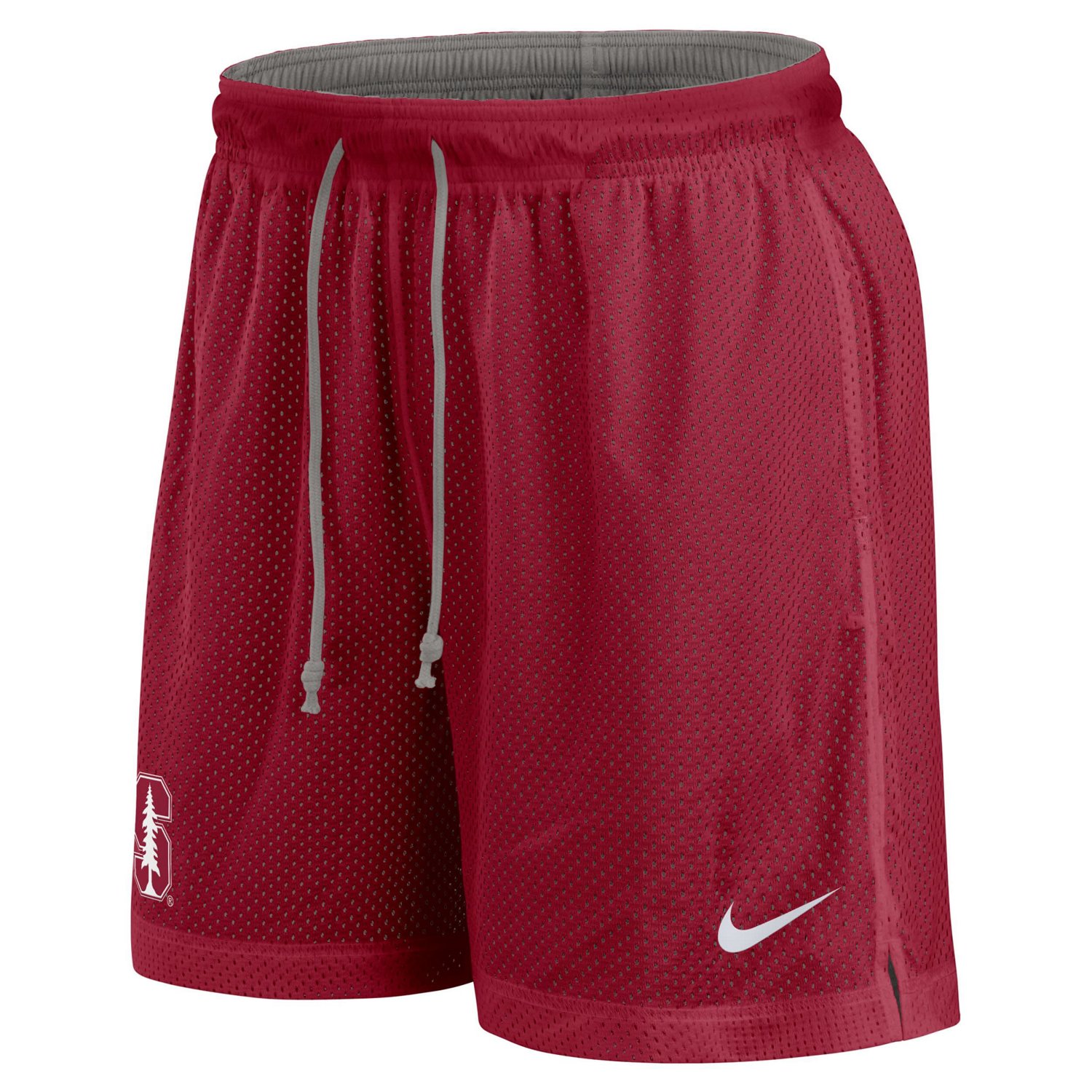 Nike Heather Gray Stanford Player Reversible Shorts                                                                              - view number 2