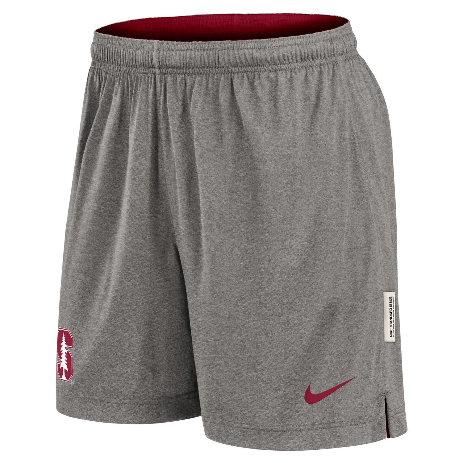 Nike Heather Gray Stanford Player Reversible Shorts                                                                              - view number 4